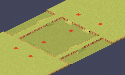 Rendered preview of Canyon Battle (3v3)