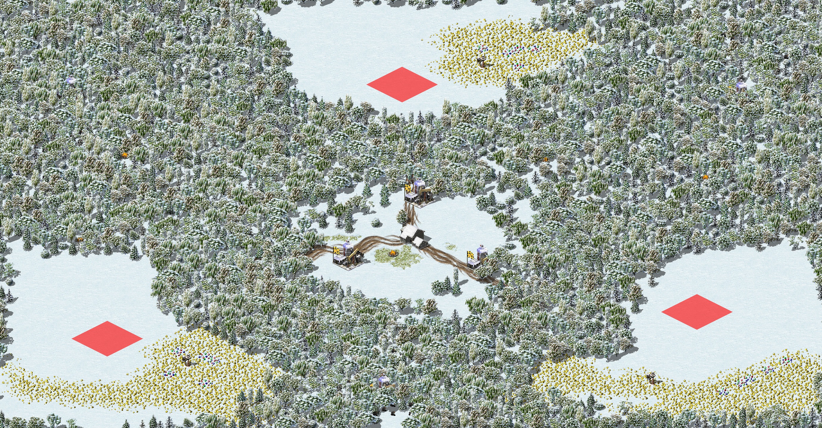 Rendered map: 林海密战