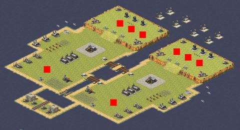 Rendered preview of One vs Three 4v4