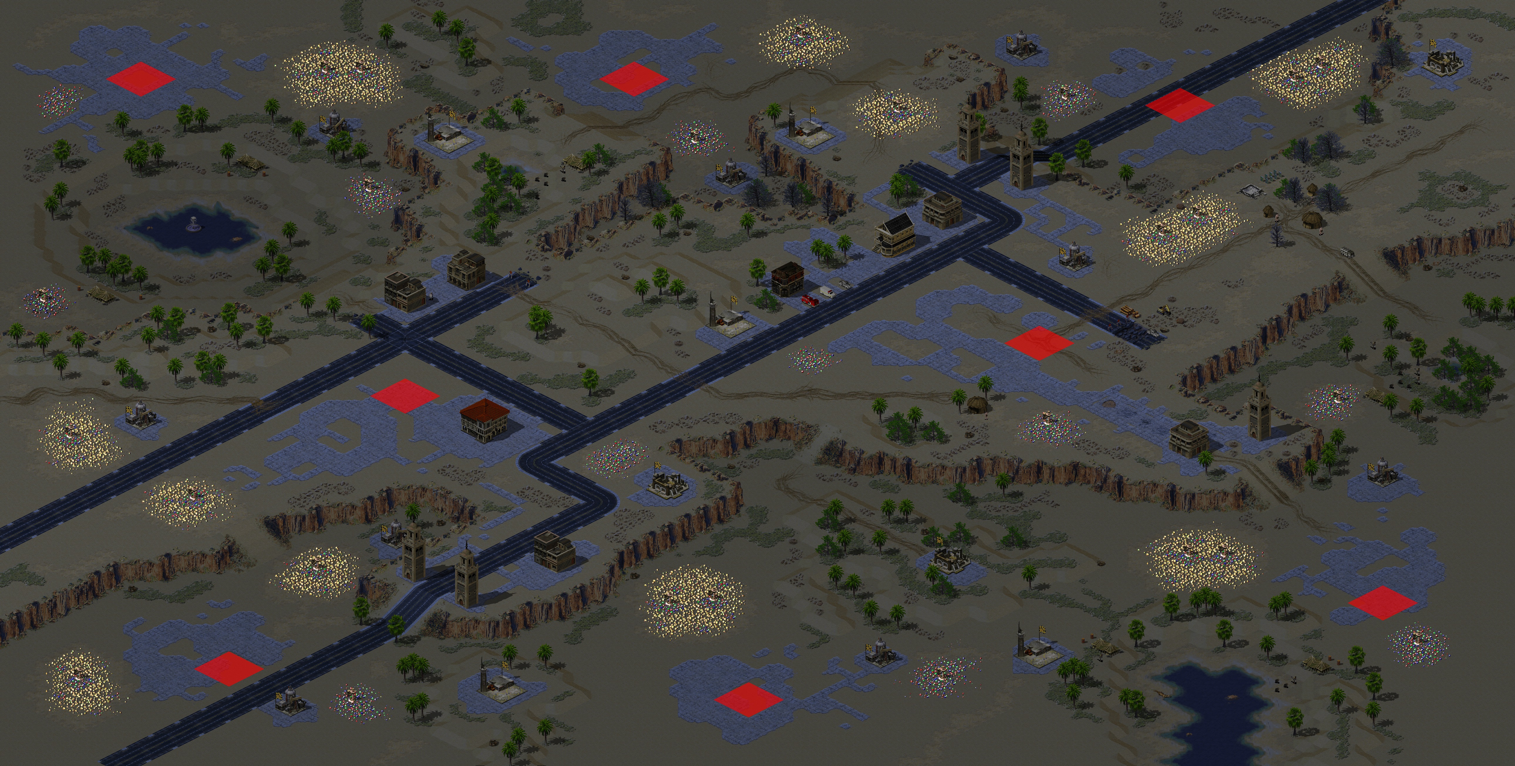 Rendered map: sands of time