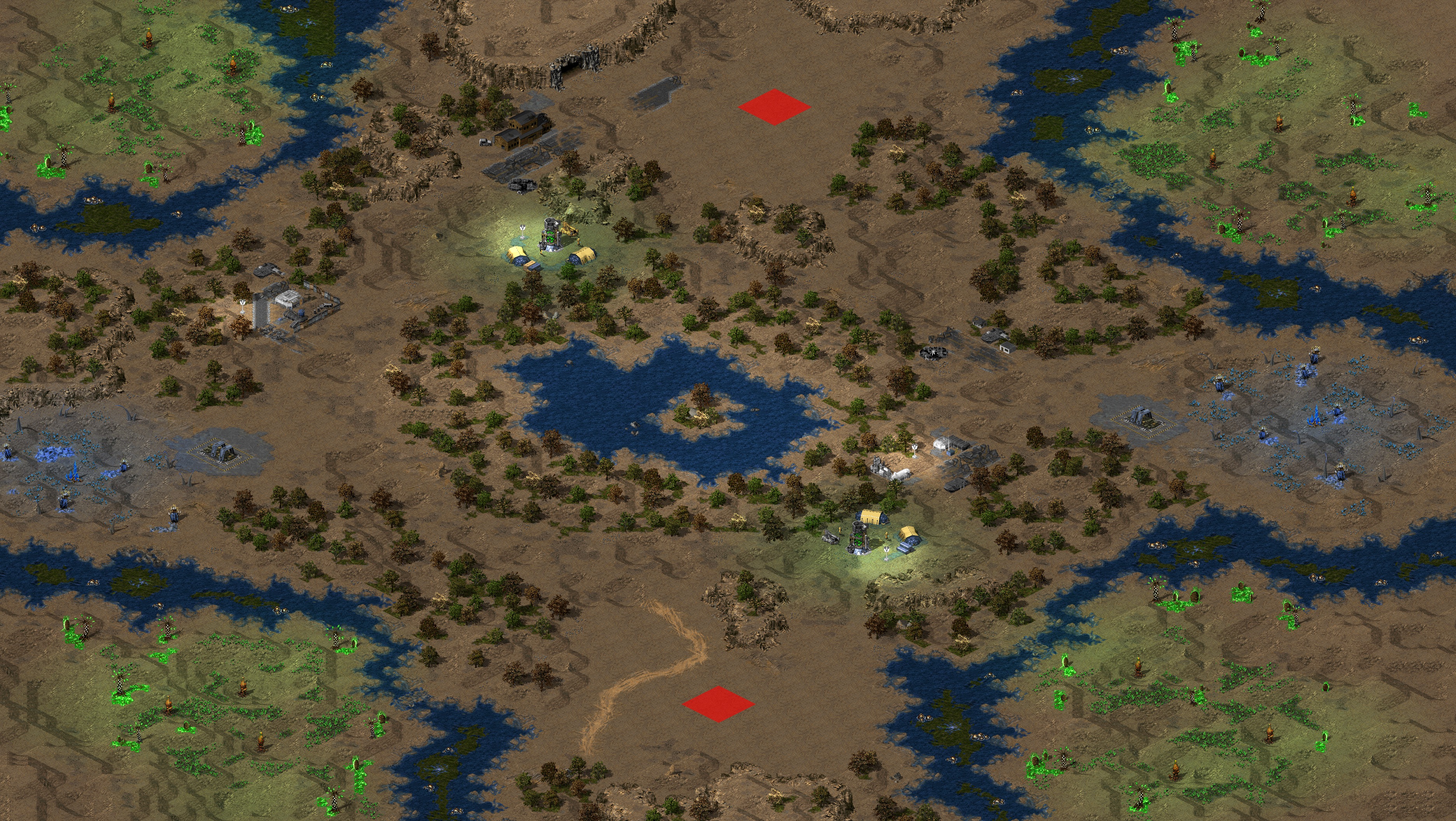 Rendered map: Opposition
