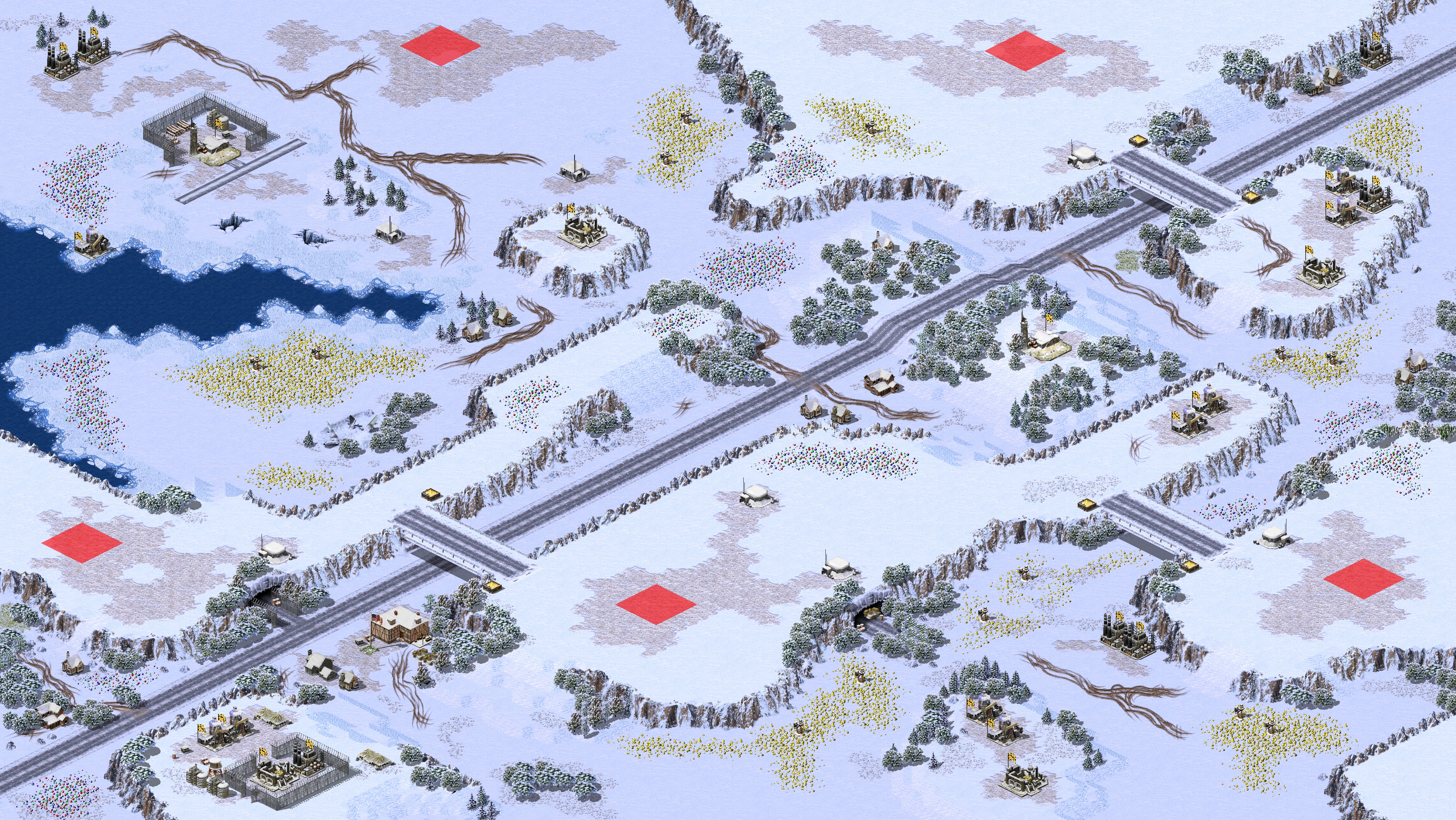 Rendered map: Snow Wars[Lion]