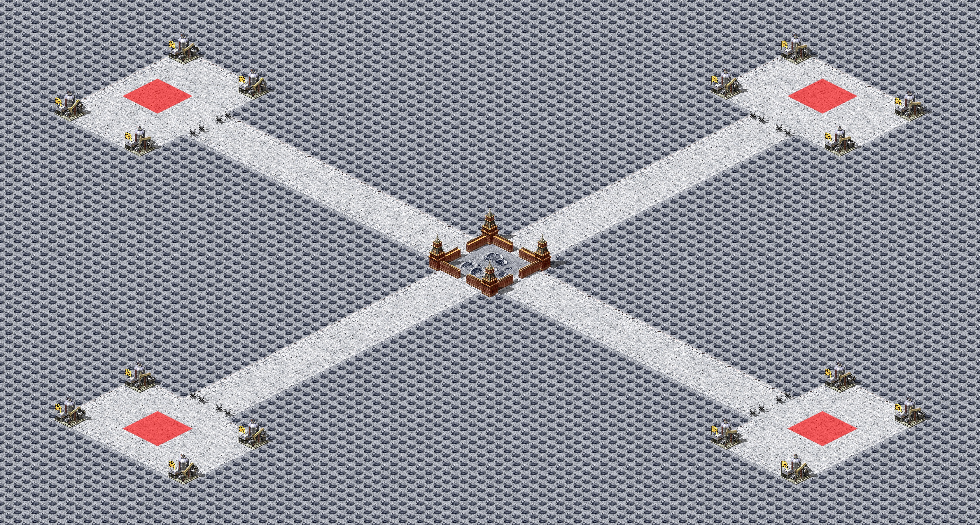 Rendered map: Moon Infantry Base 4