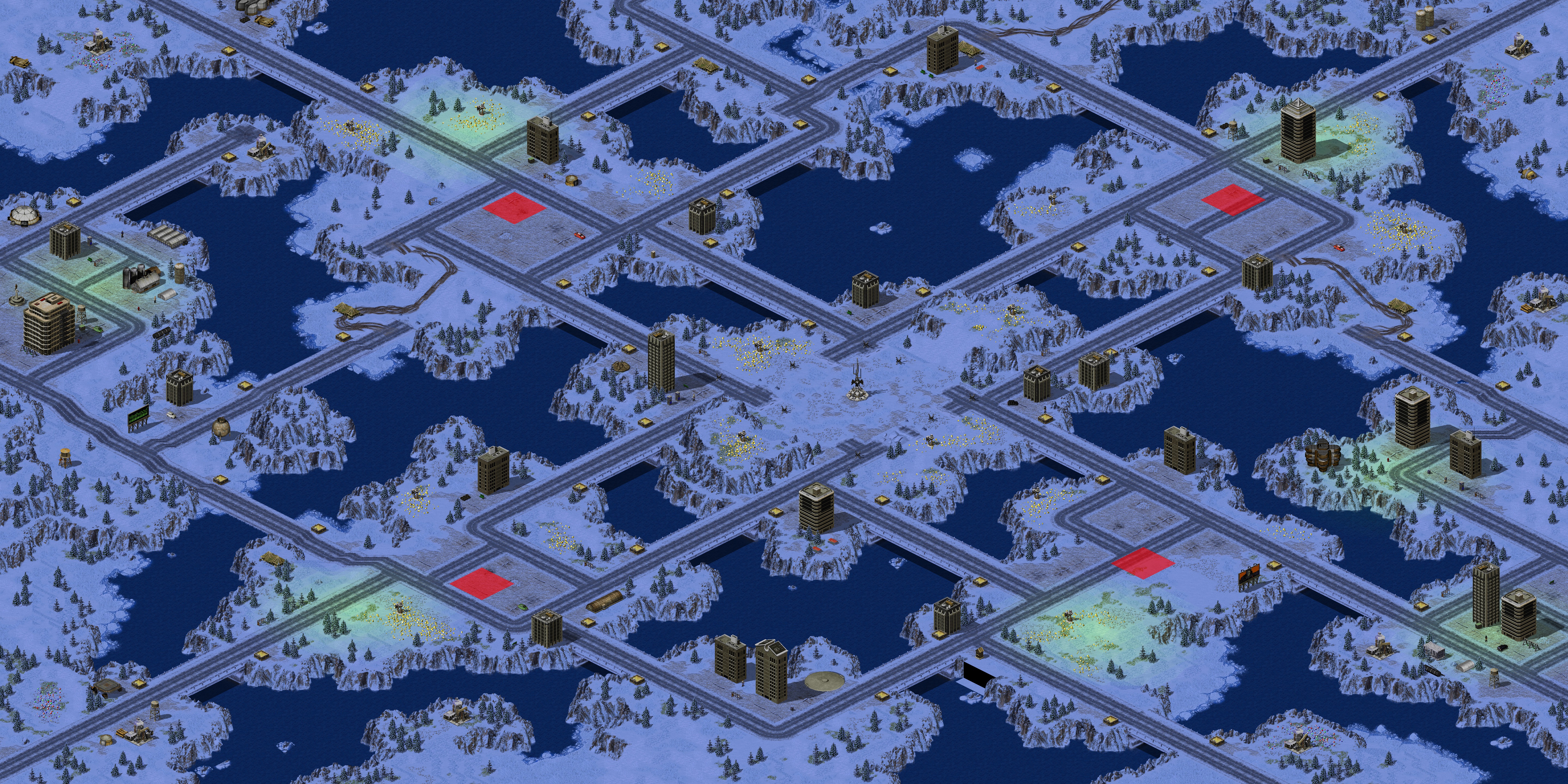 Rendered map: Velillian Islands