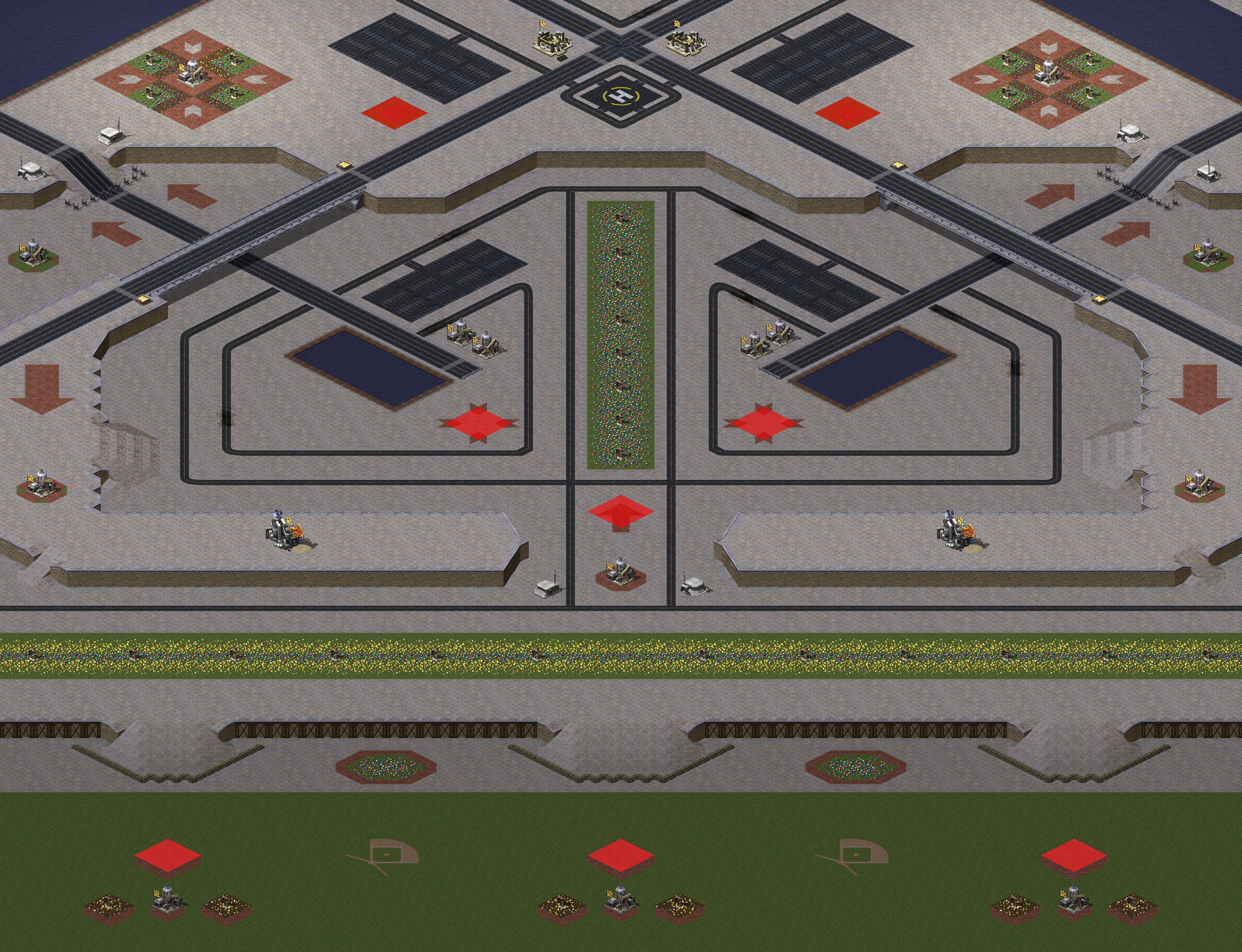 Rendered map: Crossroads Reimu