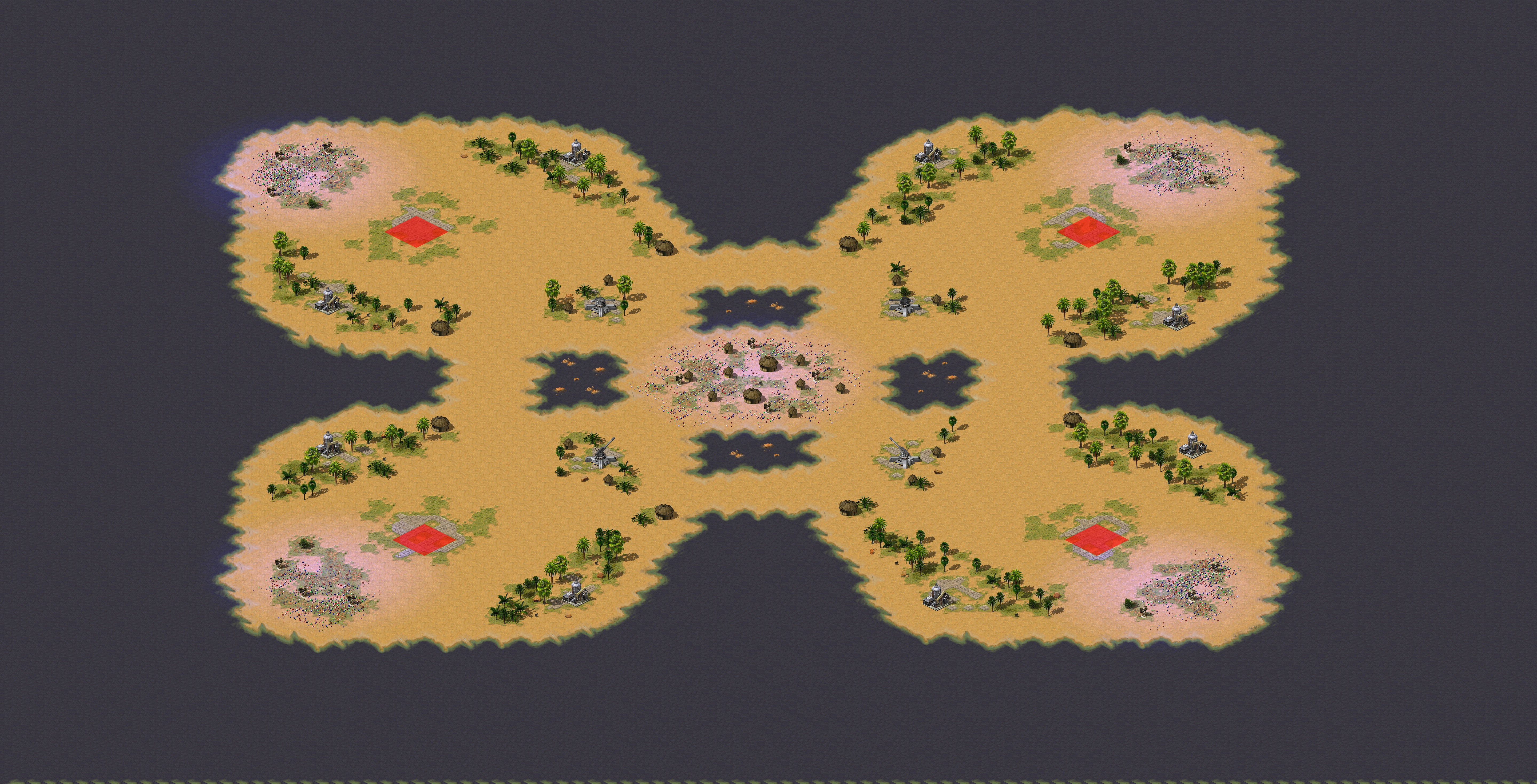 Rendered map: Tournament Island