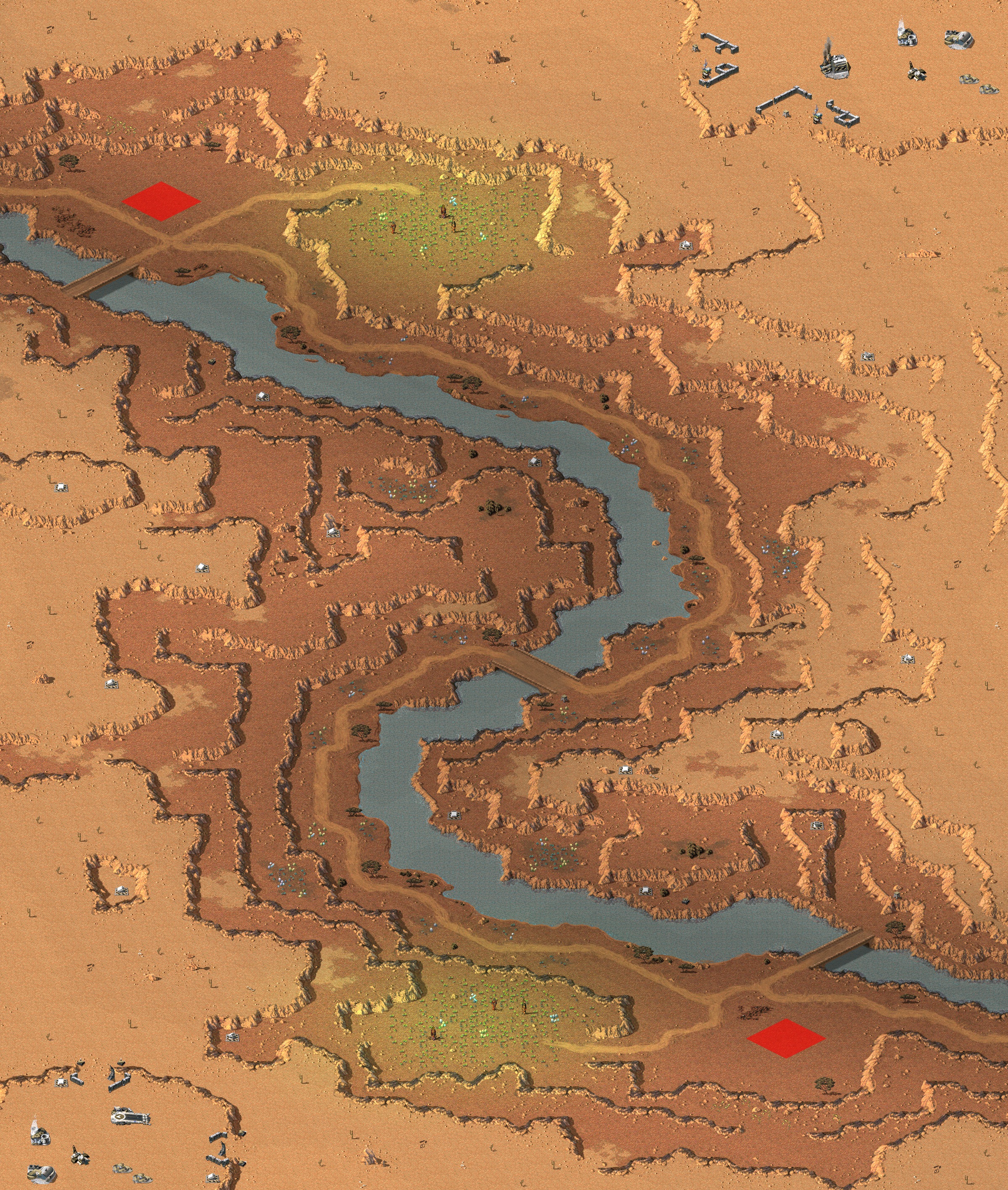 Rendered map: Emerald Canyon