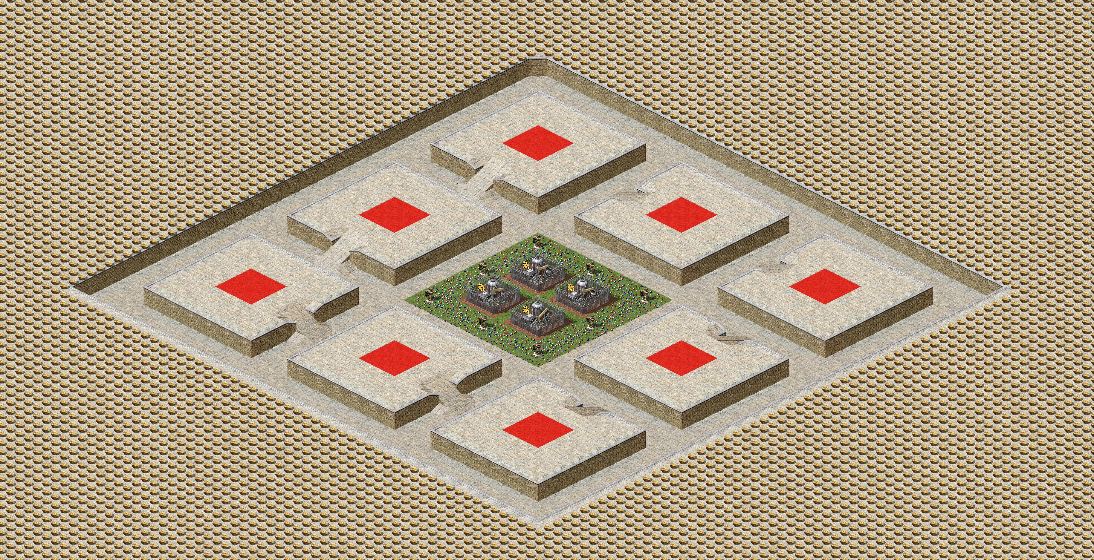 Rendered map: Small High Ground Town