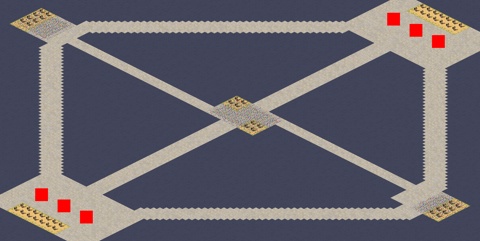 Rendered preview of Three Paths