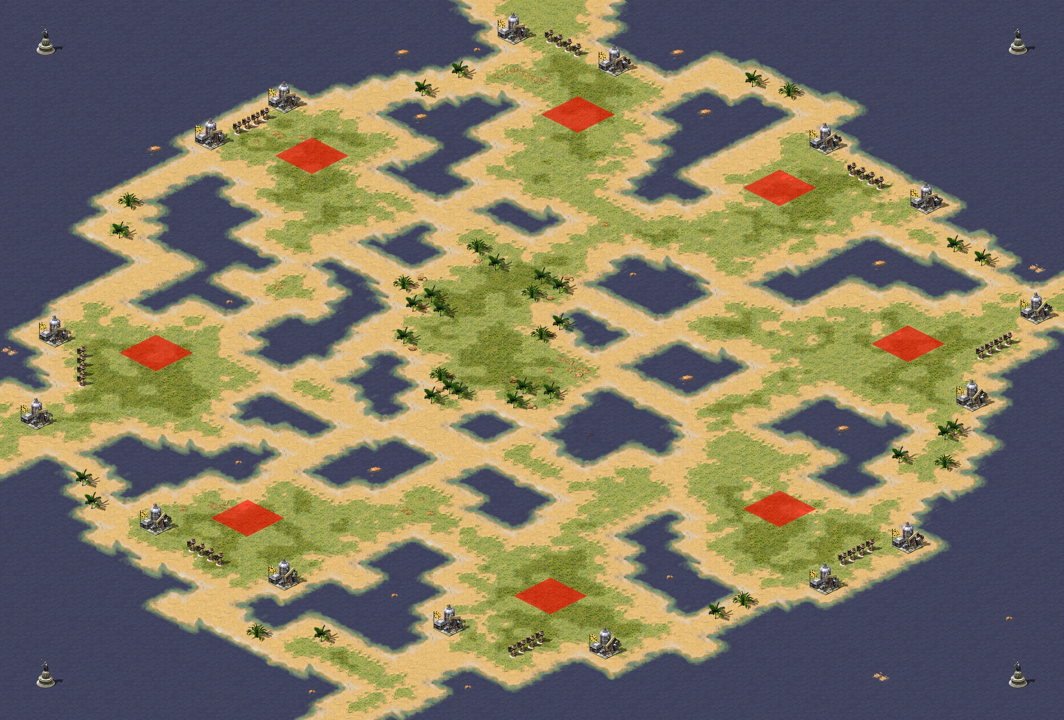Rendered map: Island Each Patch of Land