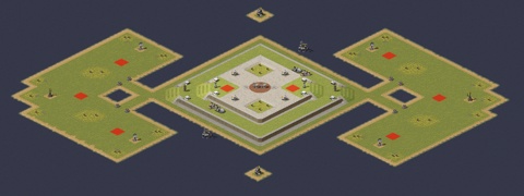 Rendered preview of King of the Center (2v6)
