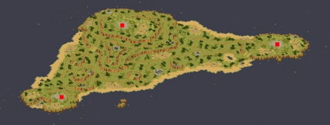 Rendered preview of Easter Island