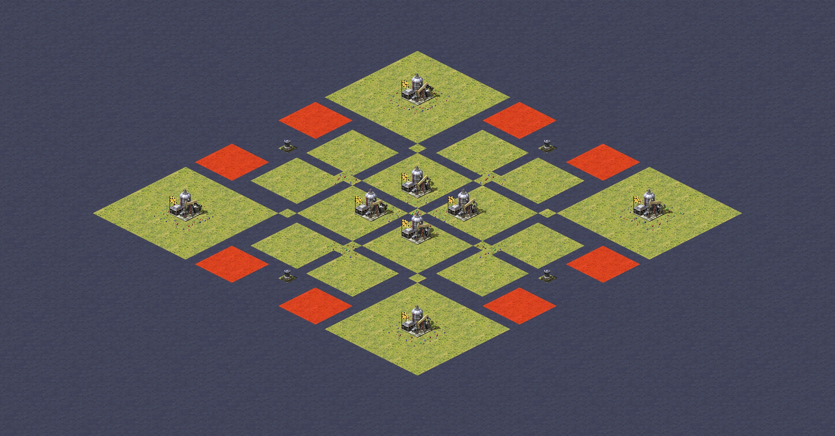 Rendered map: Patch per Player