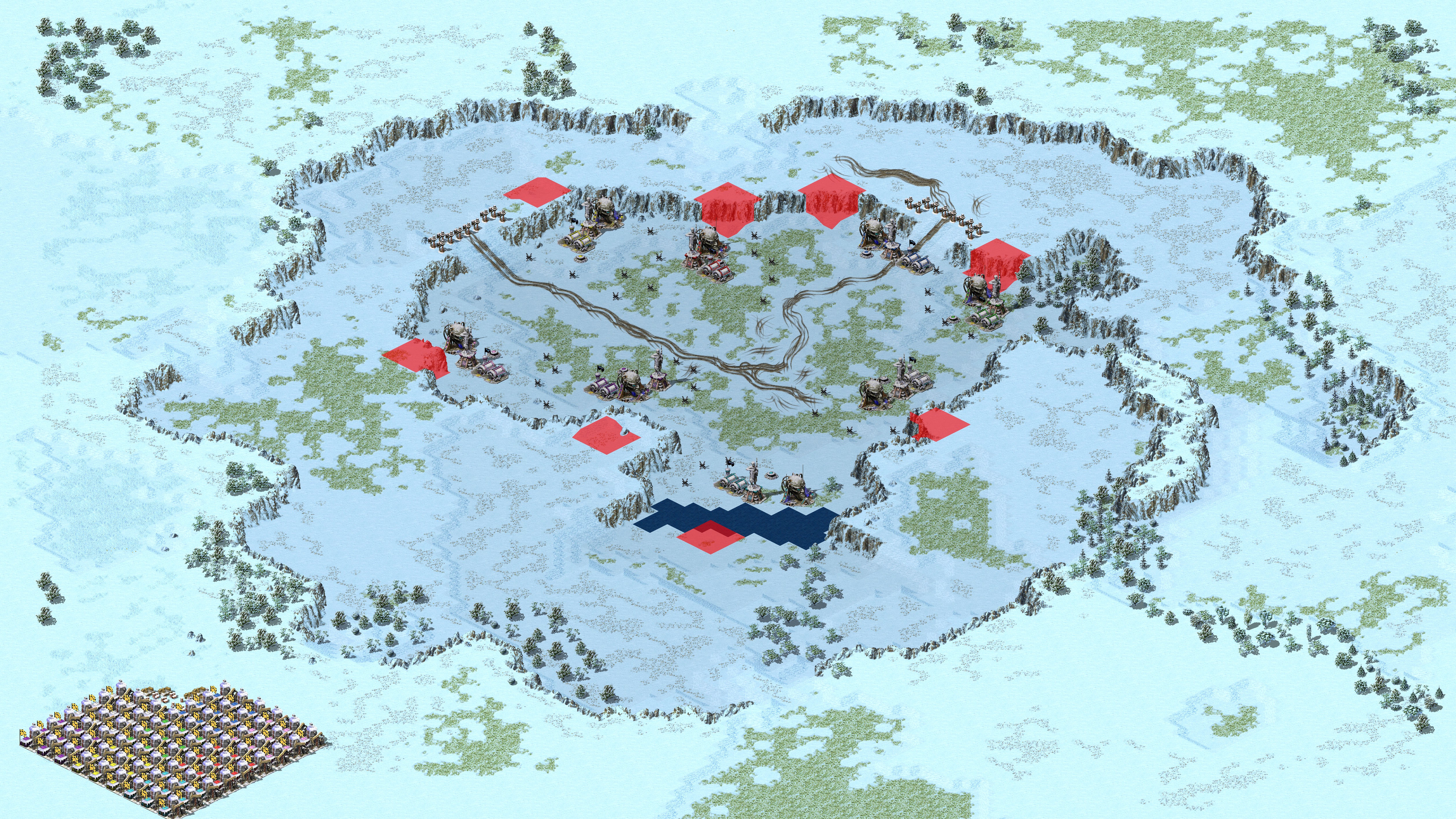 Rendered map: WWII Europe