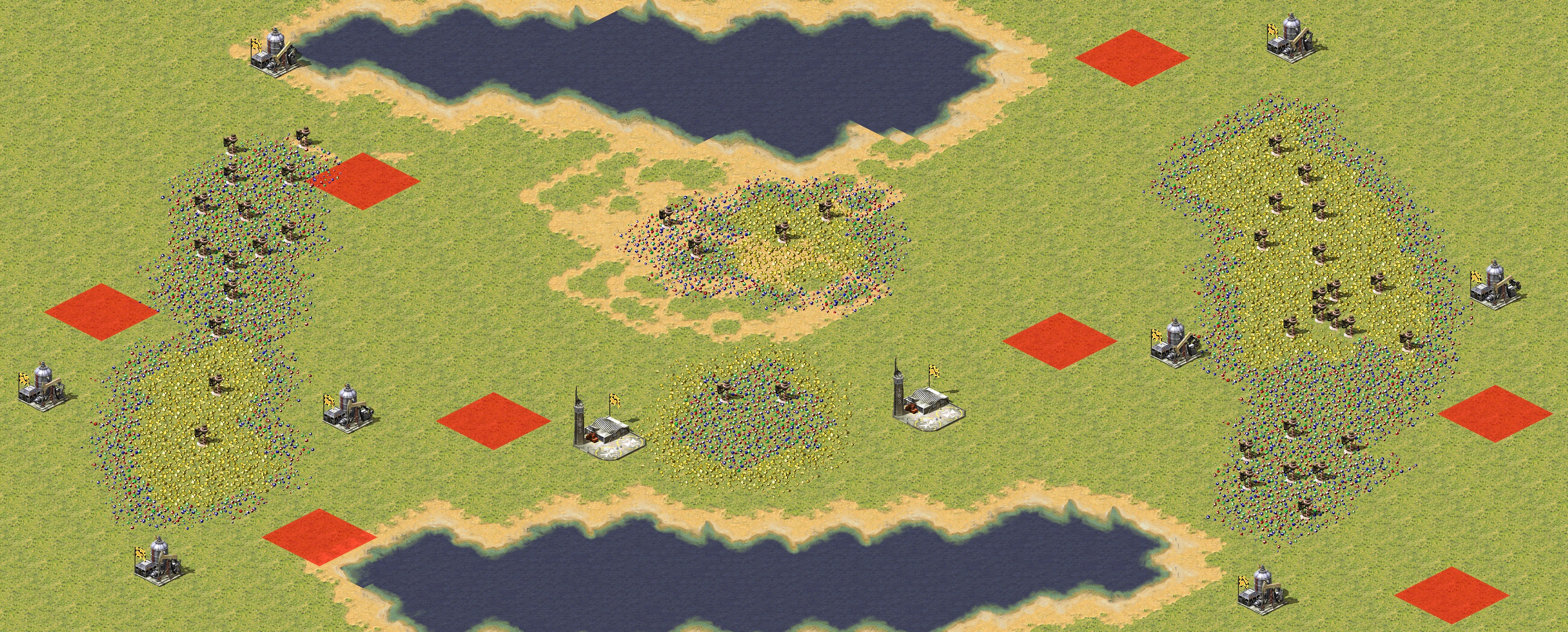 Rendered map: Land Crunch 4v4