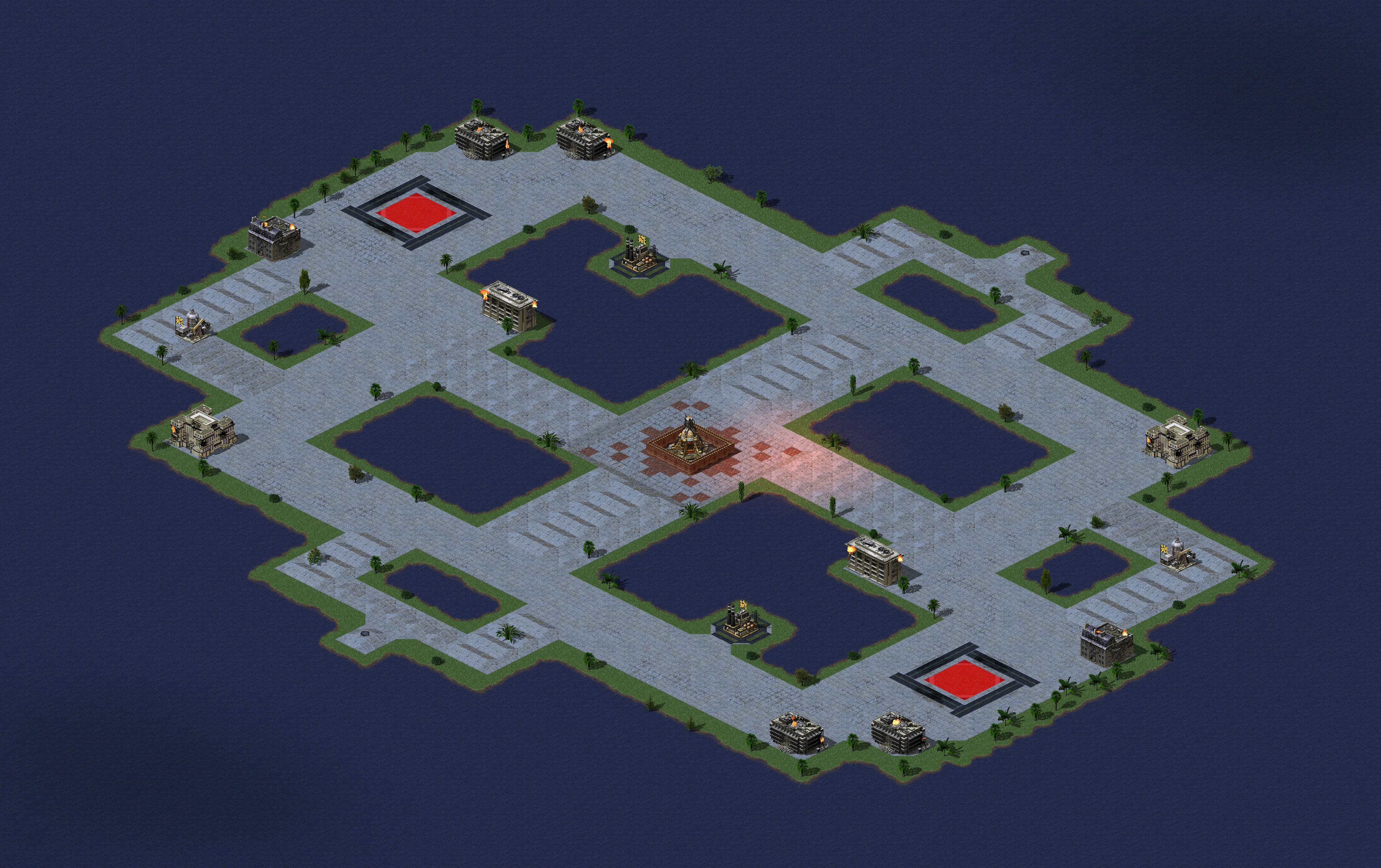 Rendered map: Toothpick