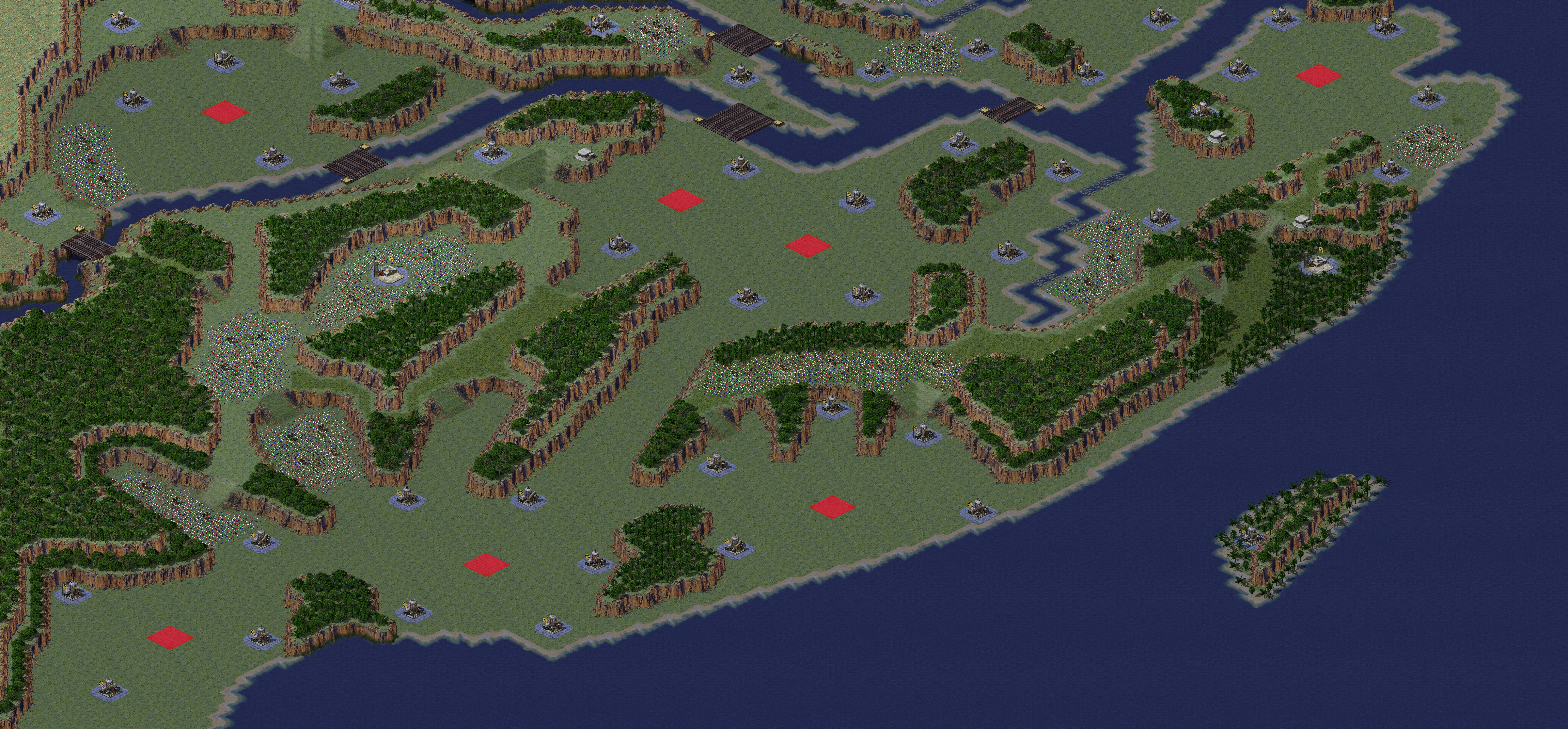 Rendered map: Southern Dynasty Wars