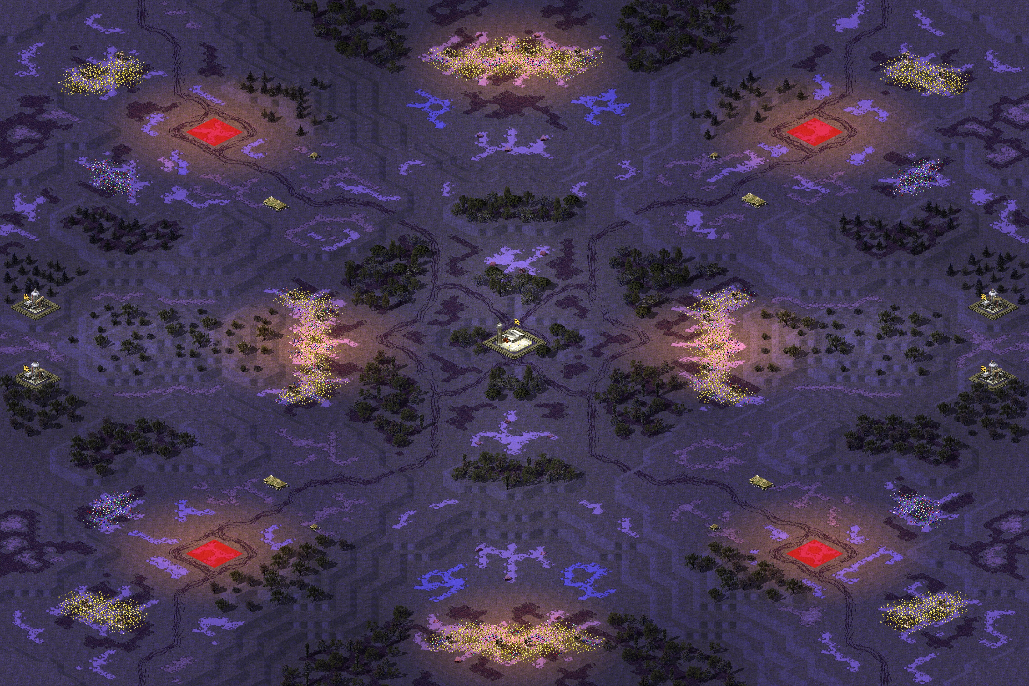 Rendered map: Threat