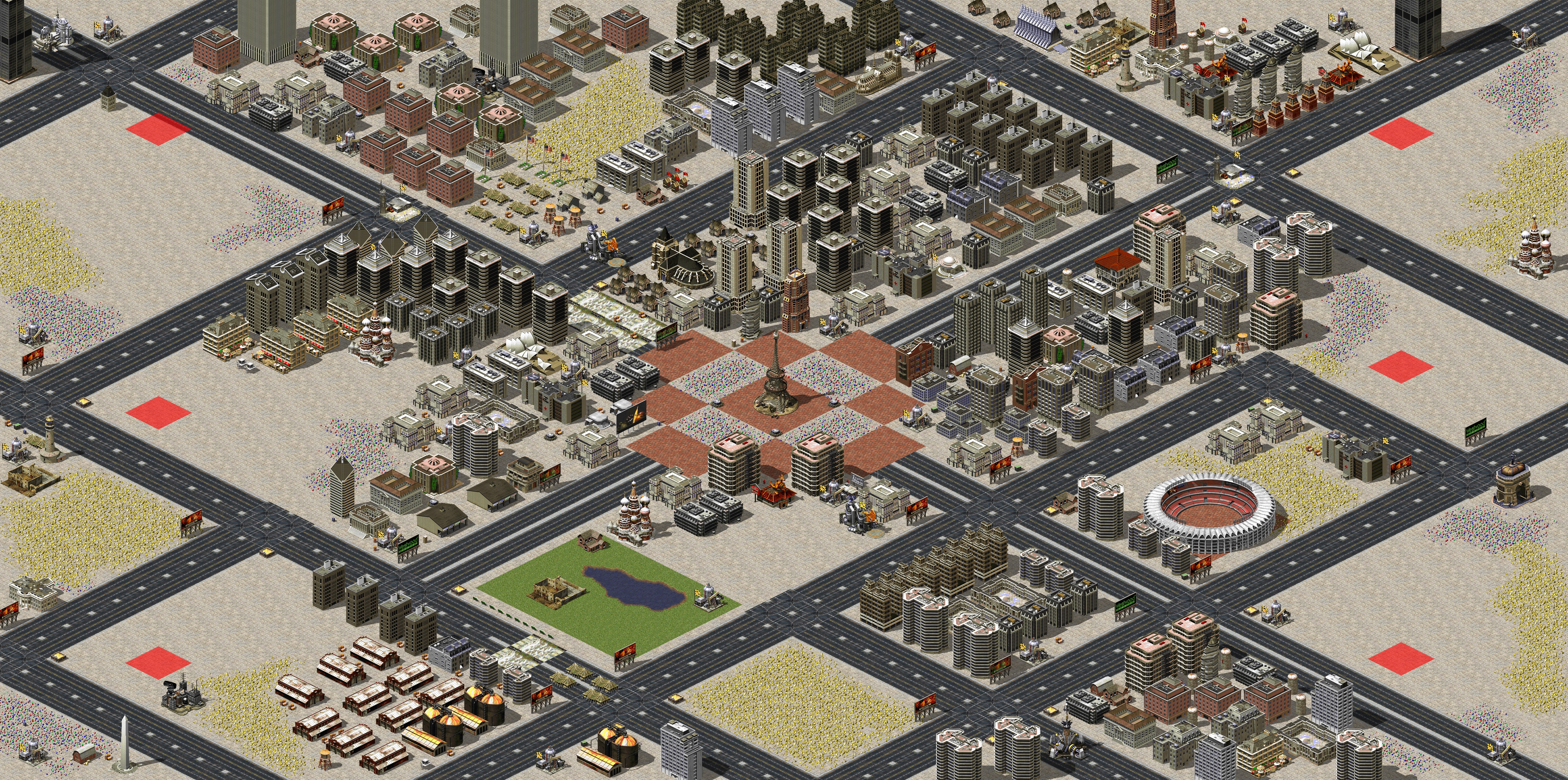 Rendered map: Lonesome City