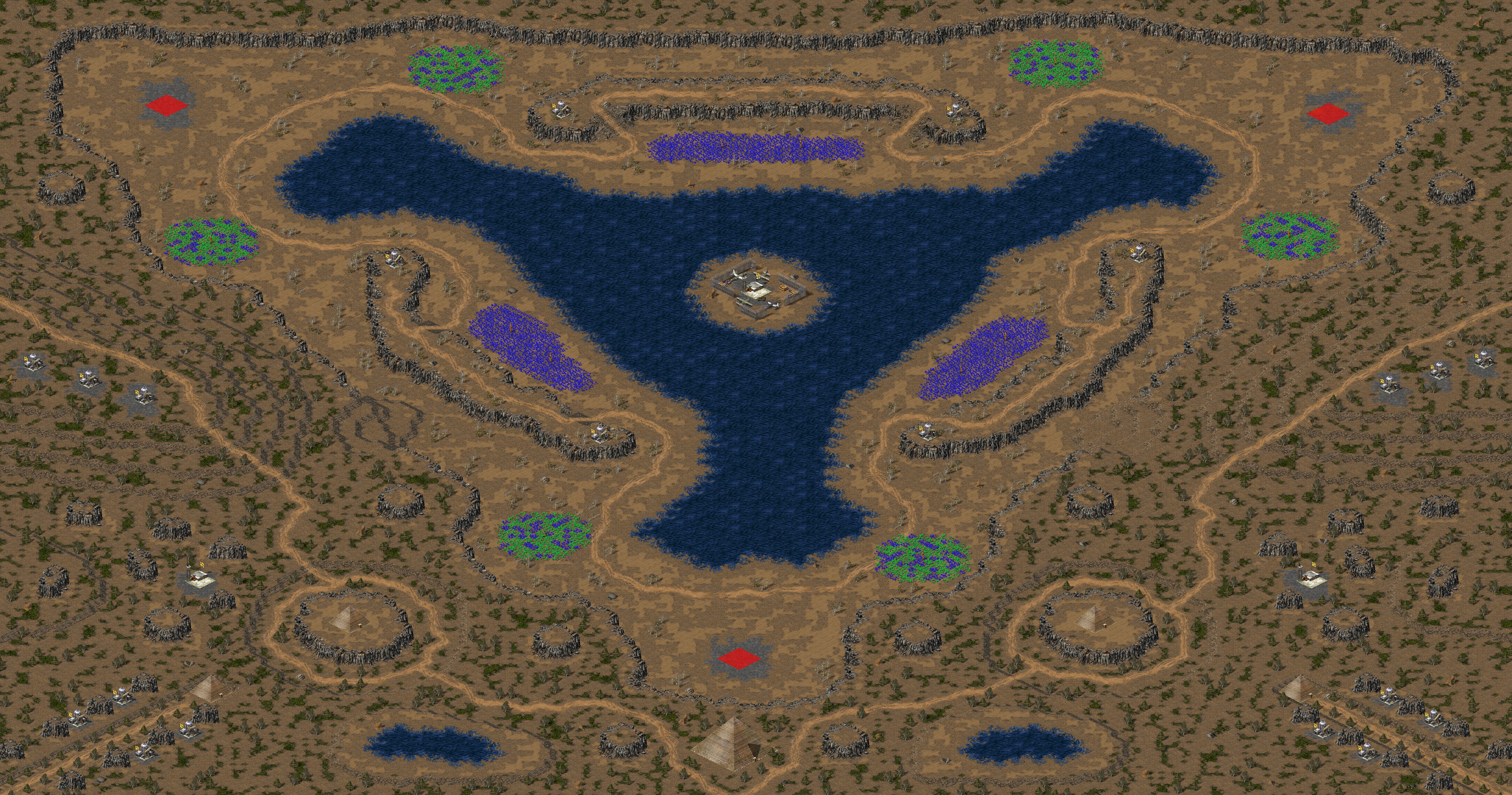 Rendered map: (3) Cubed Combat
