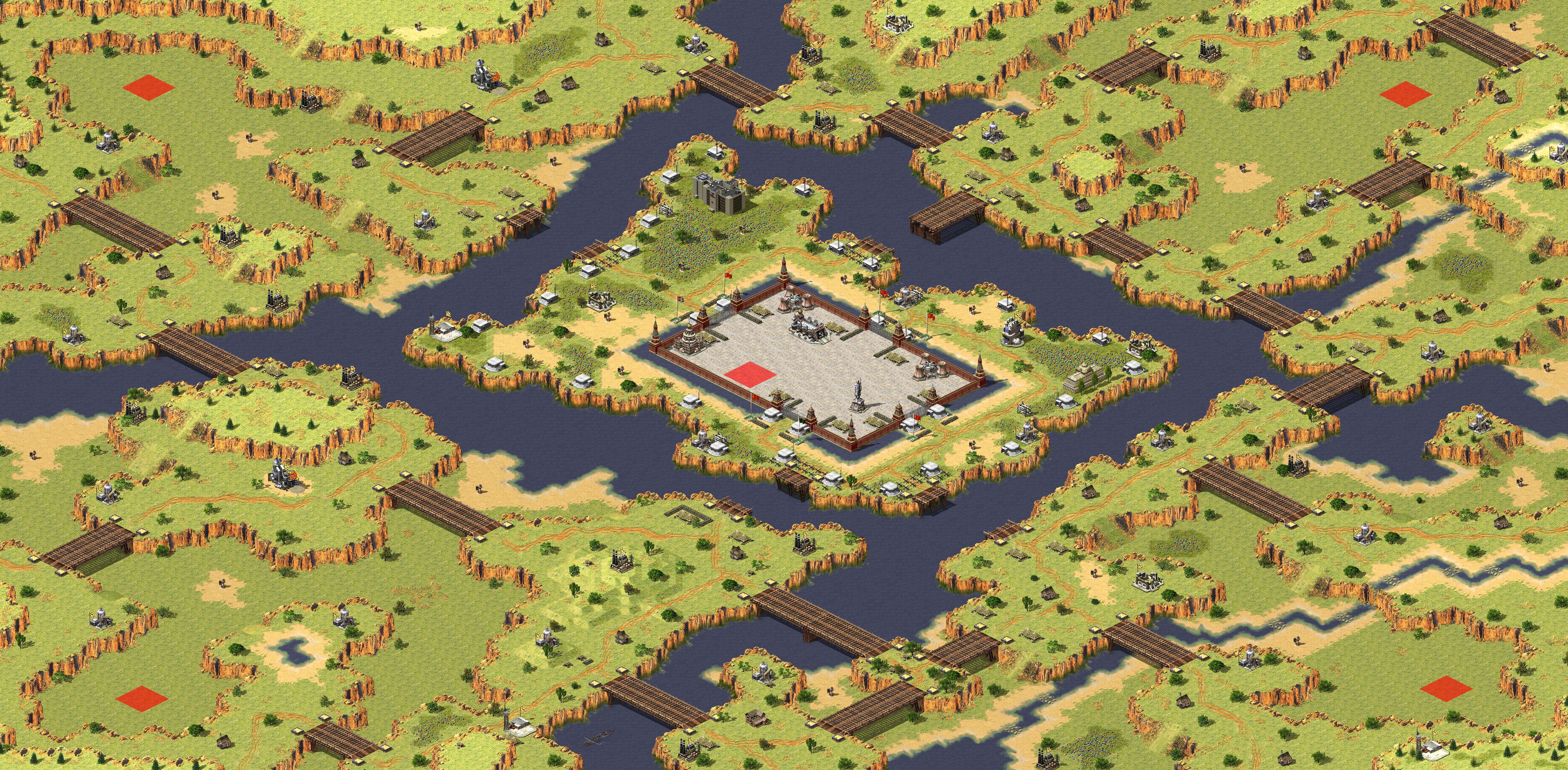 Rendered map: 1v4 Eight-Way Attack