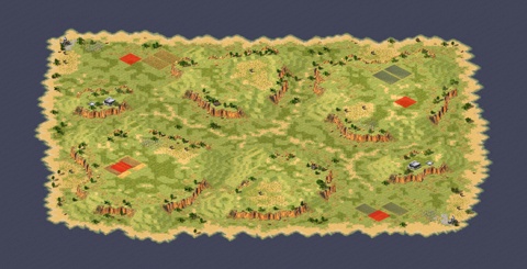 Rendered preview of Lakeside Plateaus