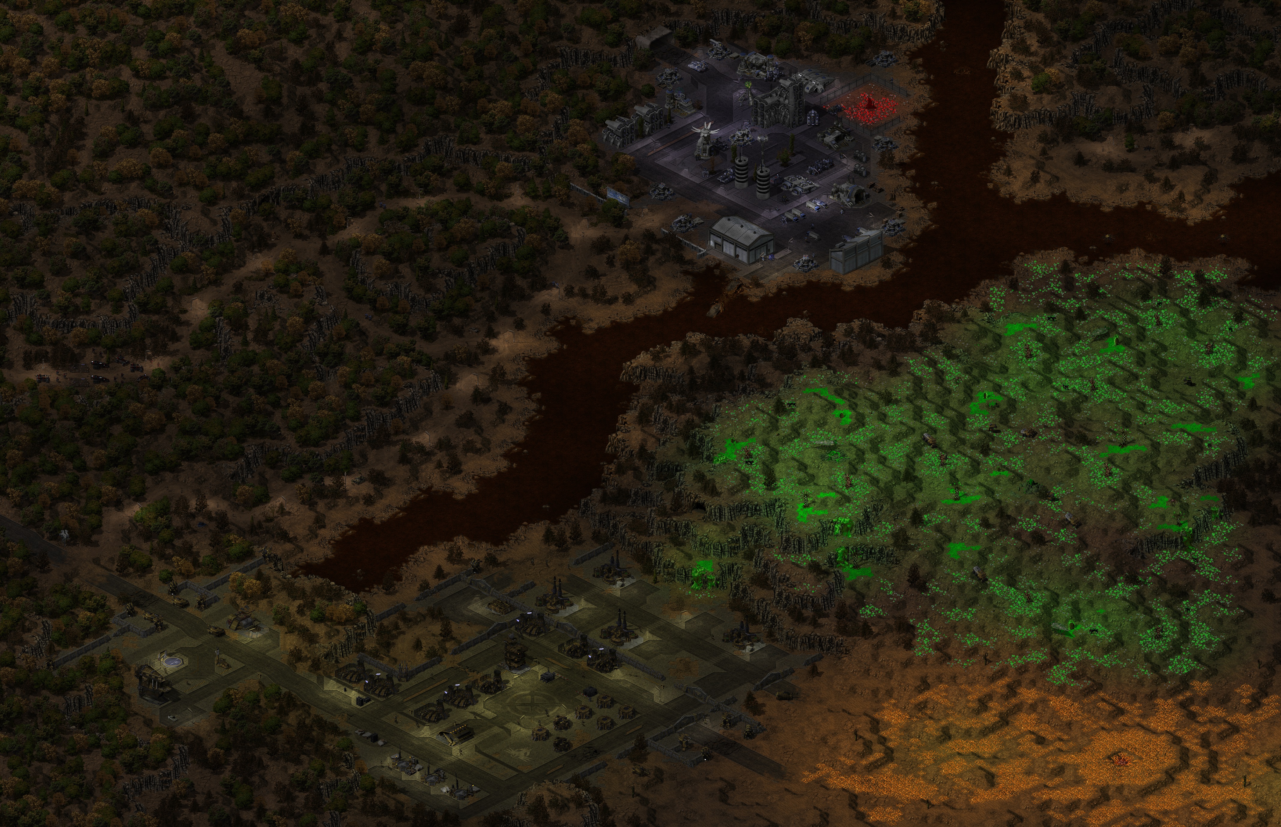 Rendered map: Nod Mission 10: Chameleon Betrayal