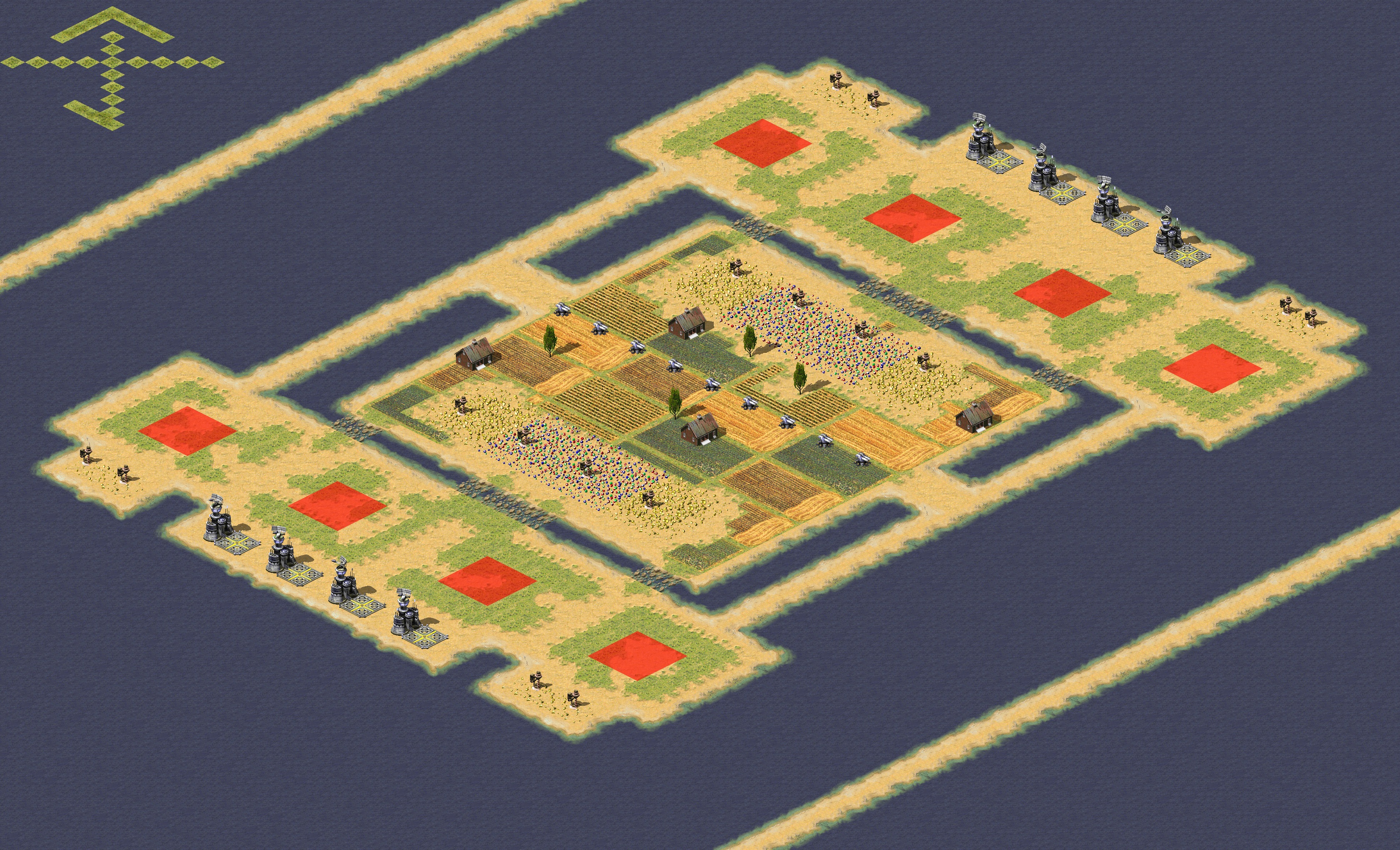 Rendered map: 3-Min 4v4 Farm Patch