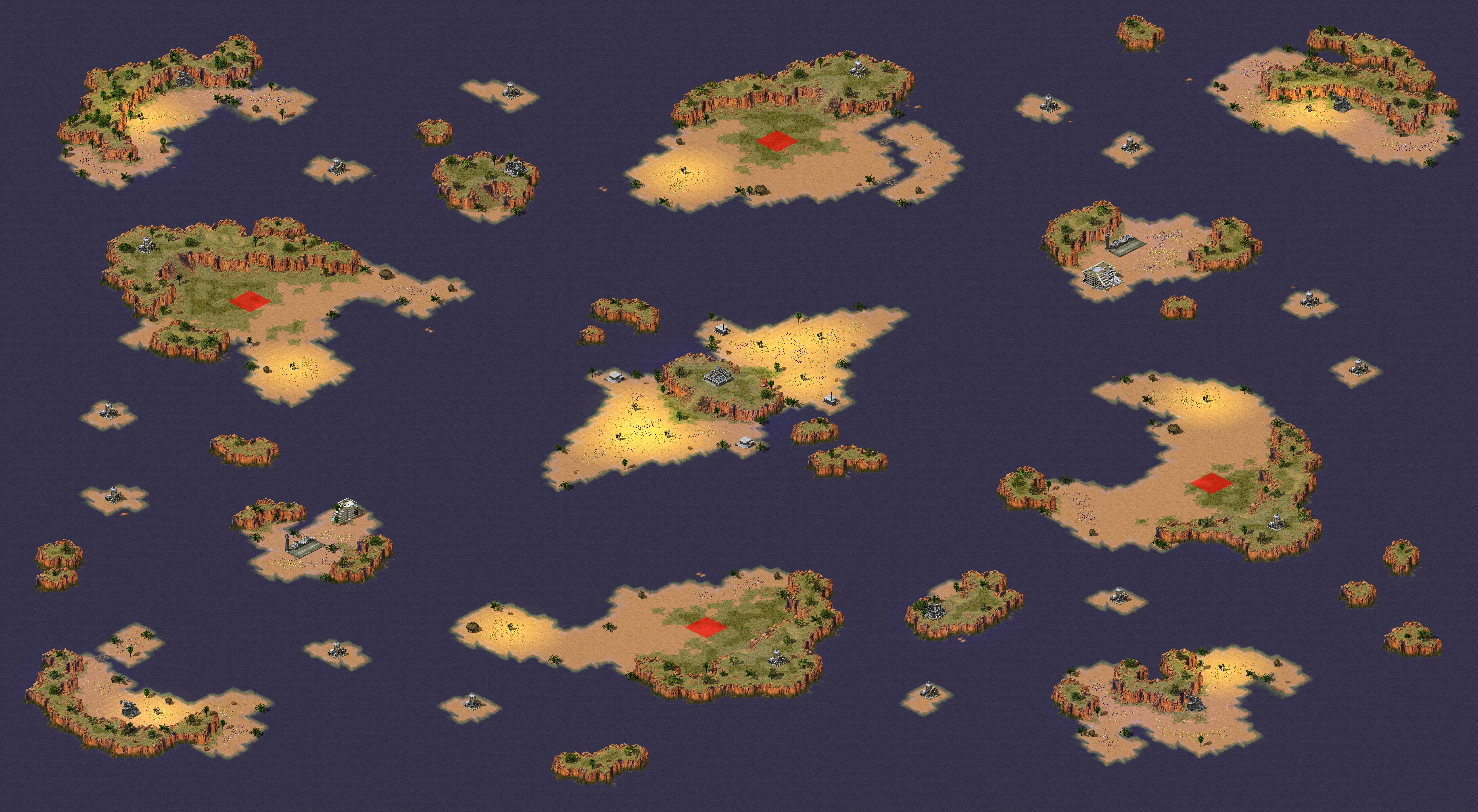 Rendered map: Honeymoon
