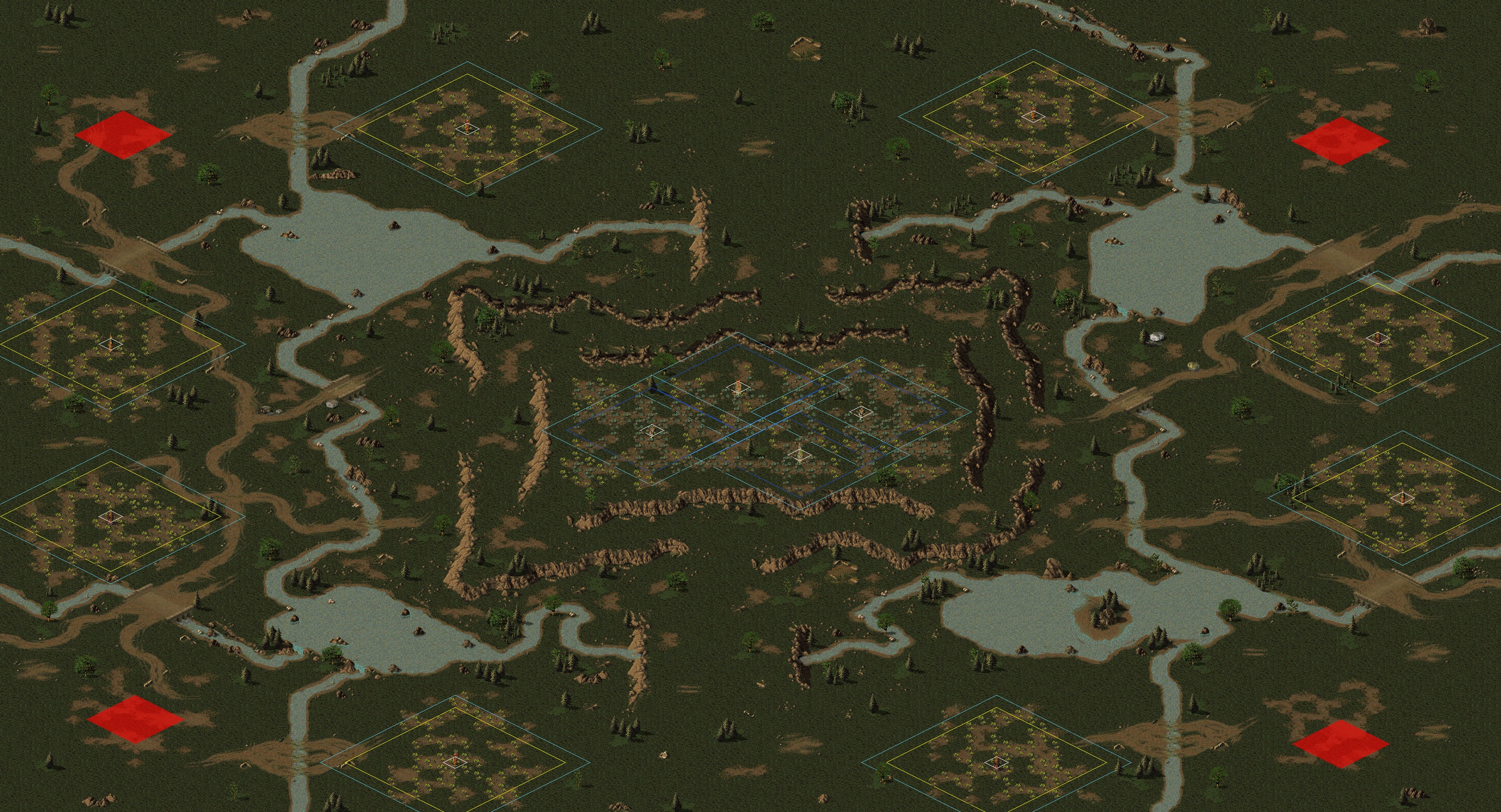 Rendered map: River front