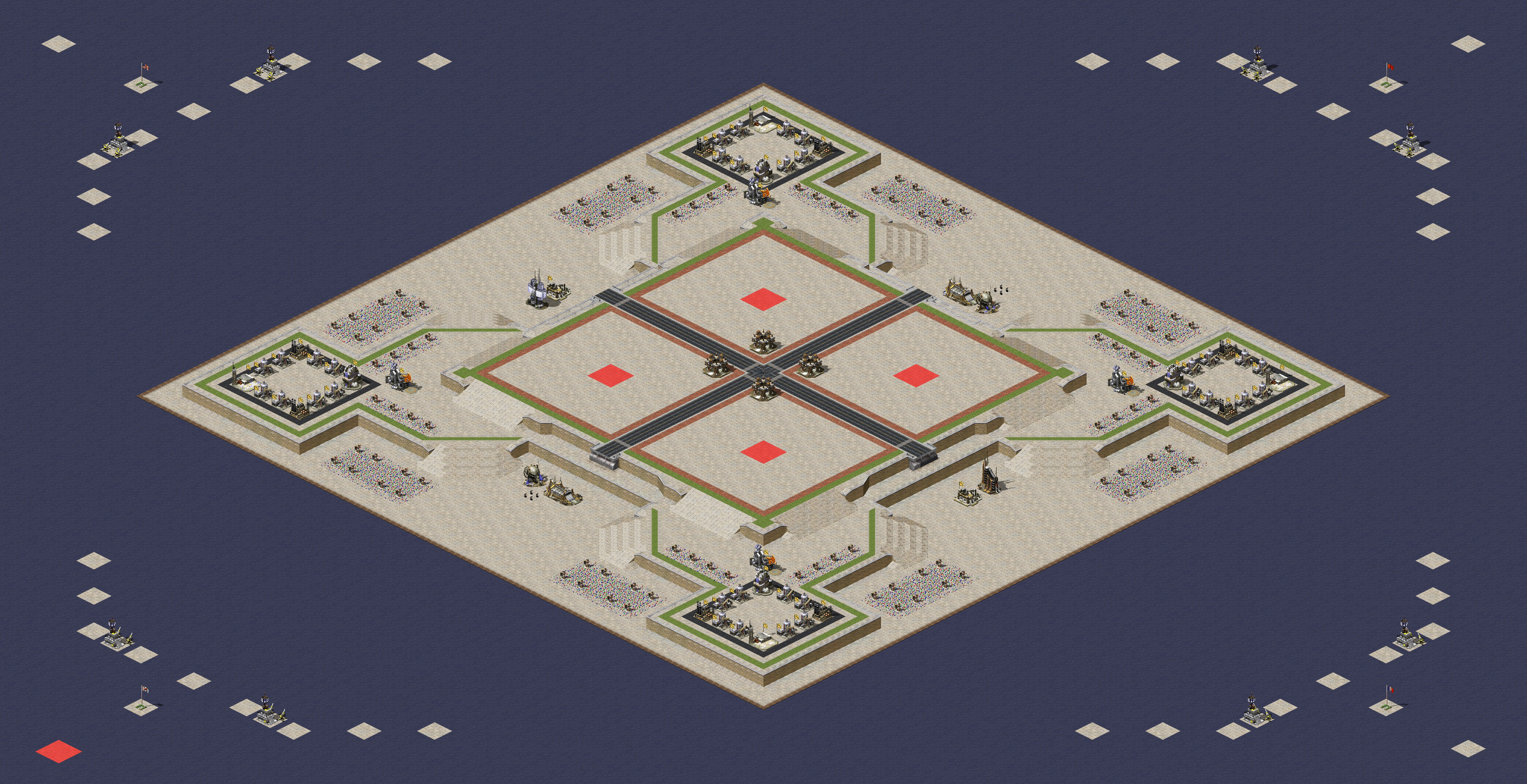 Rendered map: Sea Fortress Neissburg
