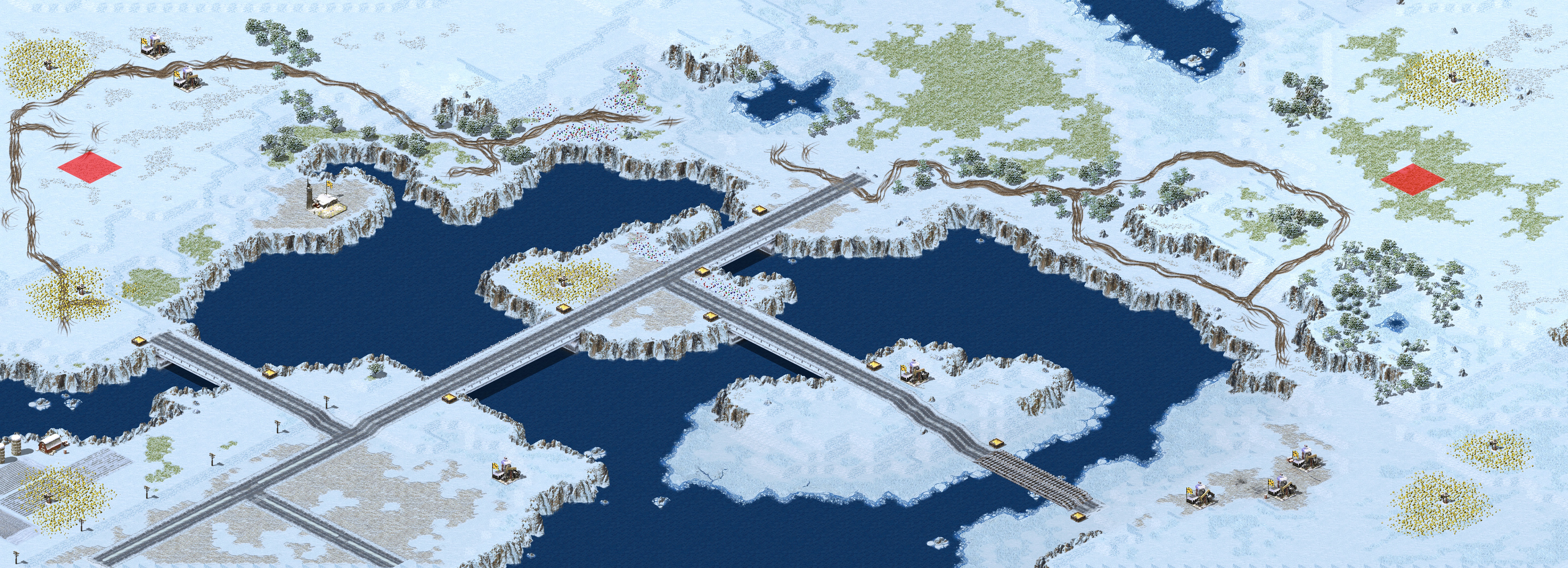 Rendered map: Cold War
