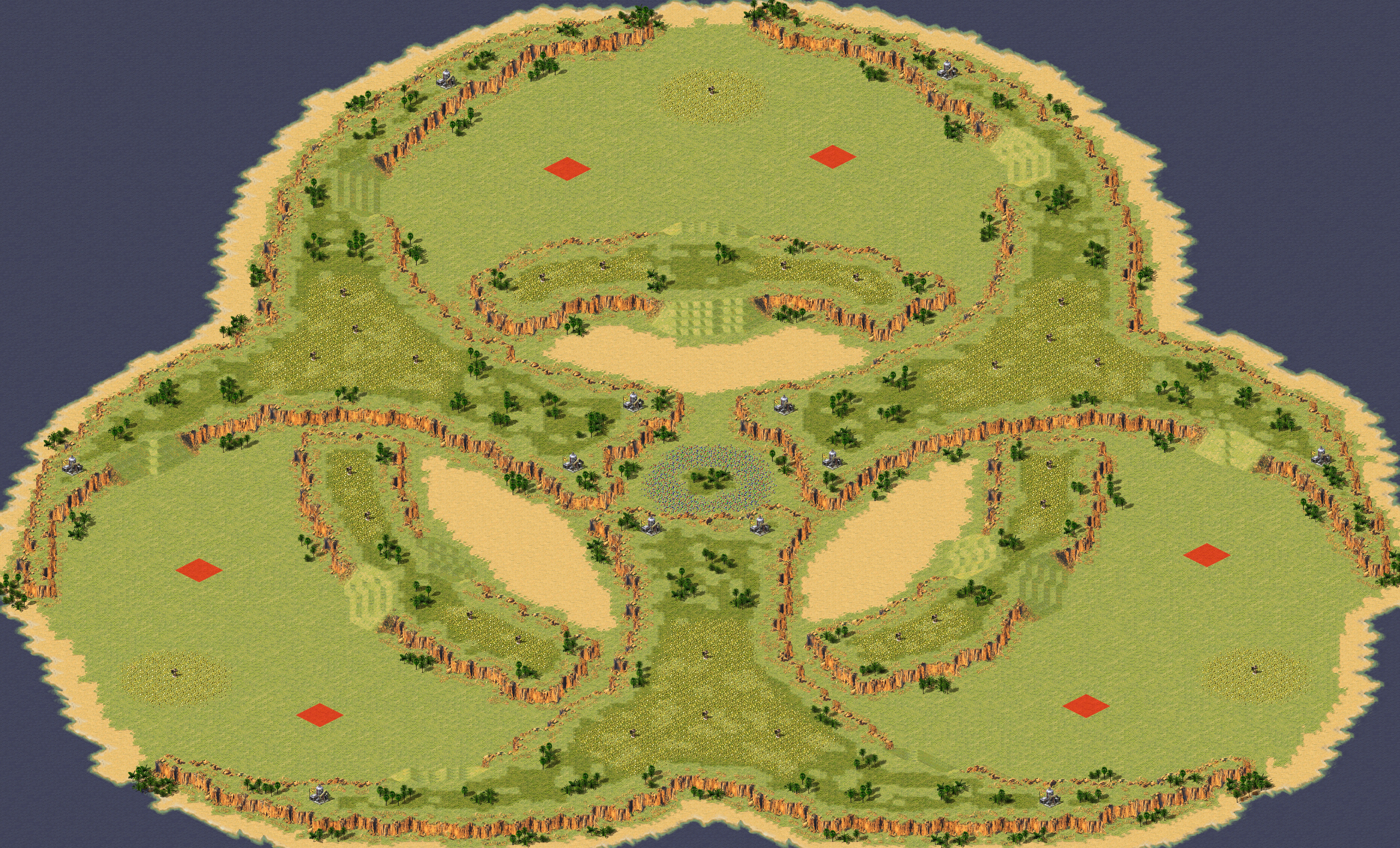 Rendered map: Hazard Island (2-6)