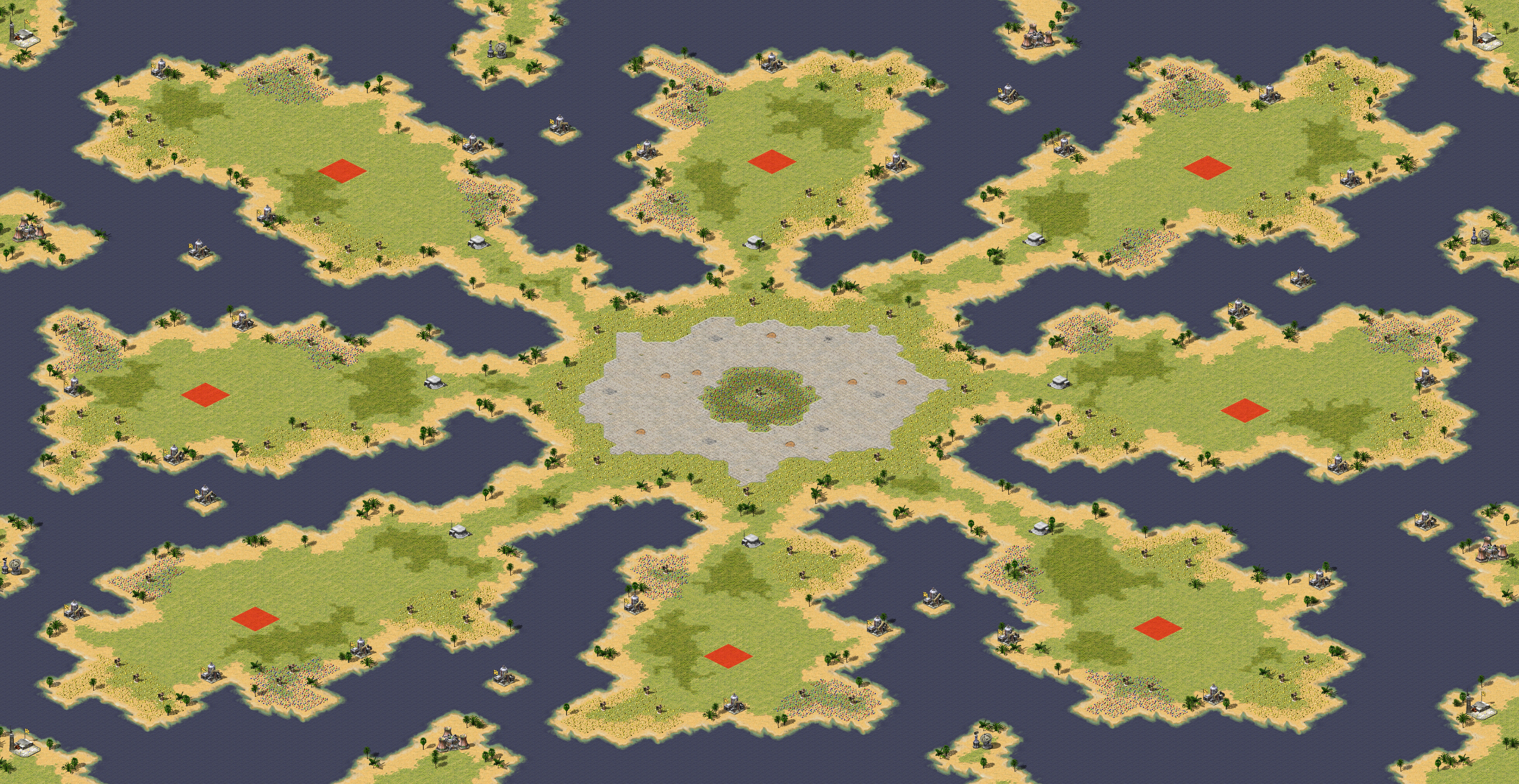 Rendered map: Central Conflict