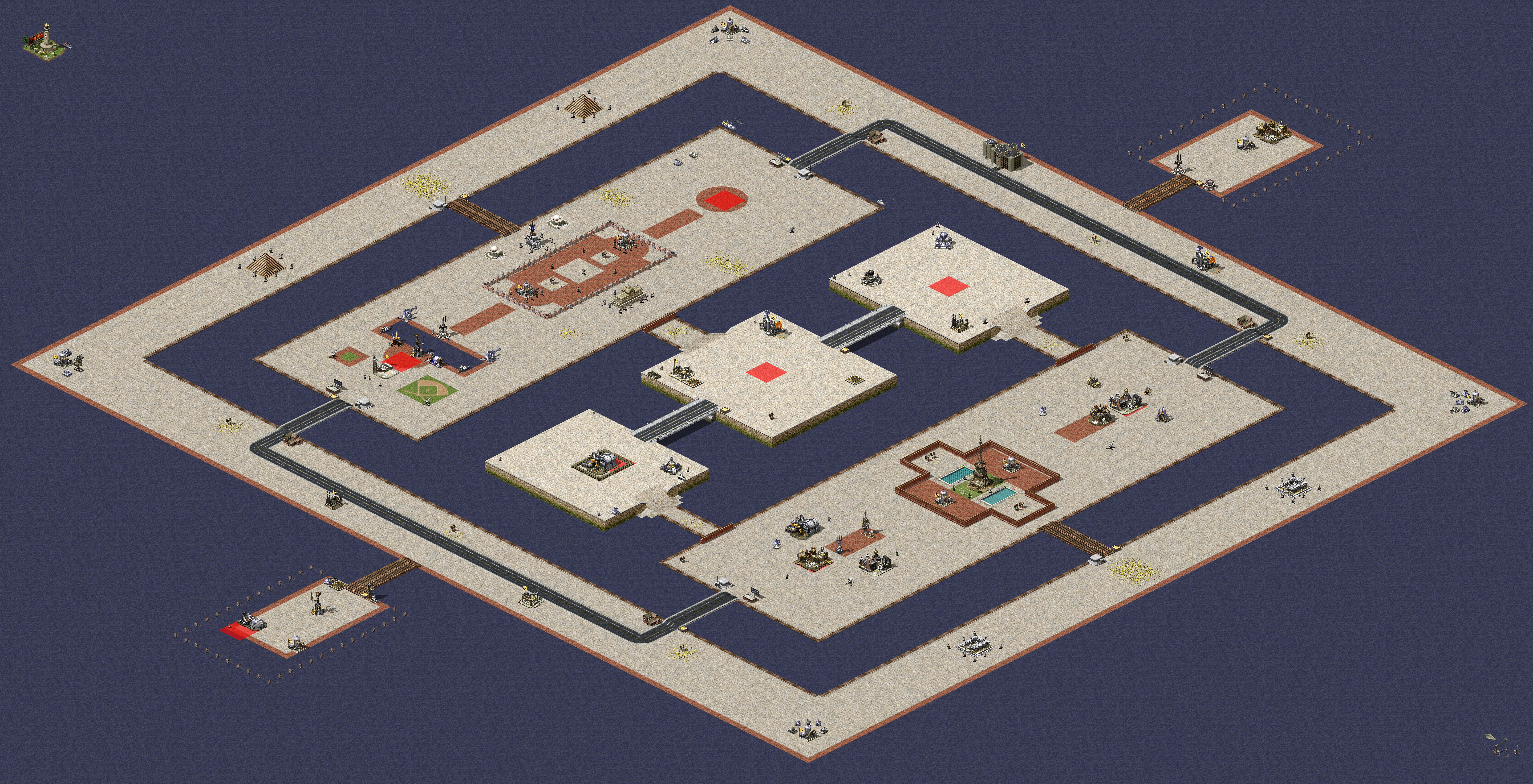 Rendered map: Asymmetric War