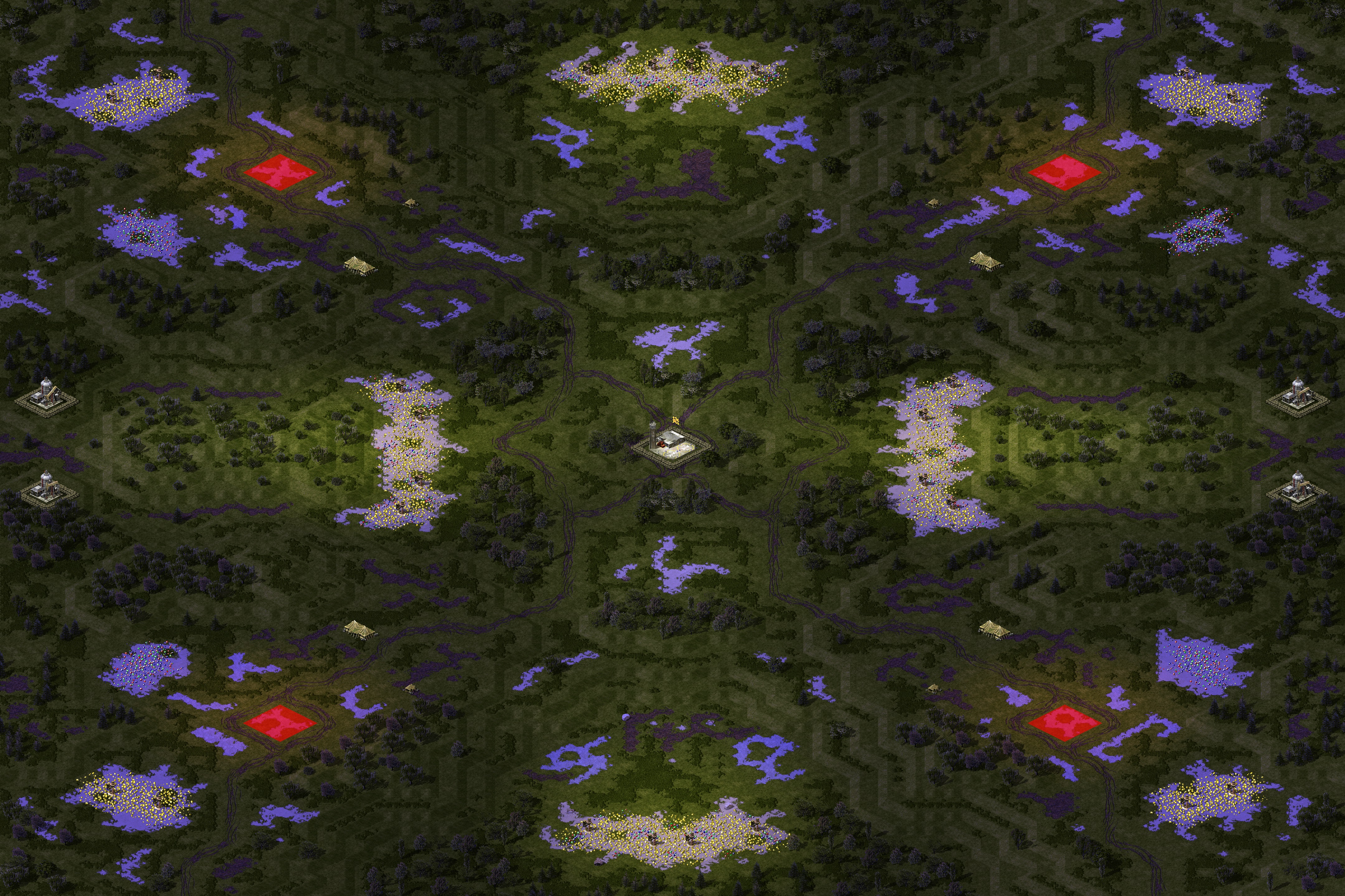 Rendered map: Threat