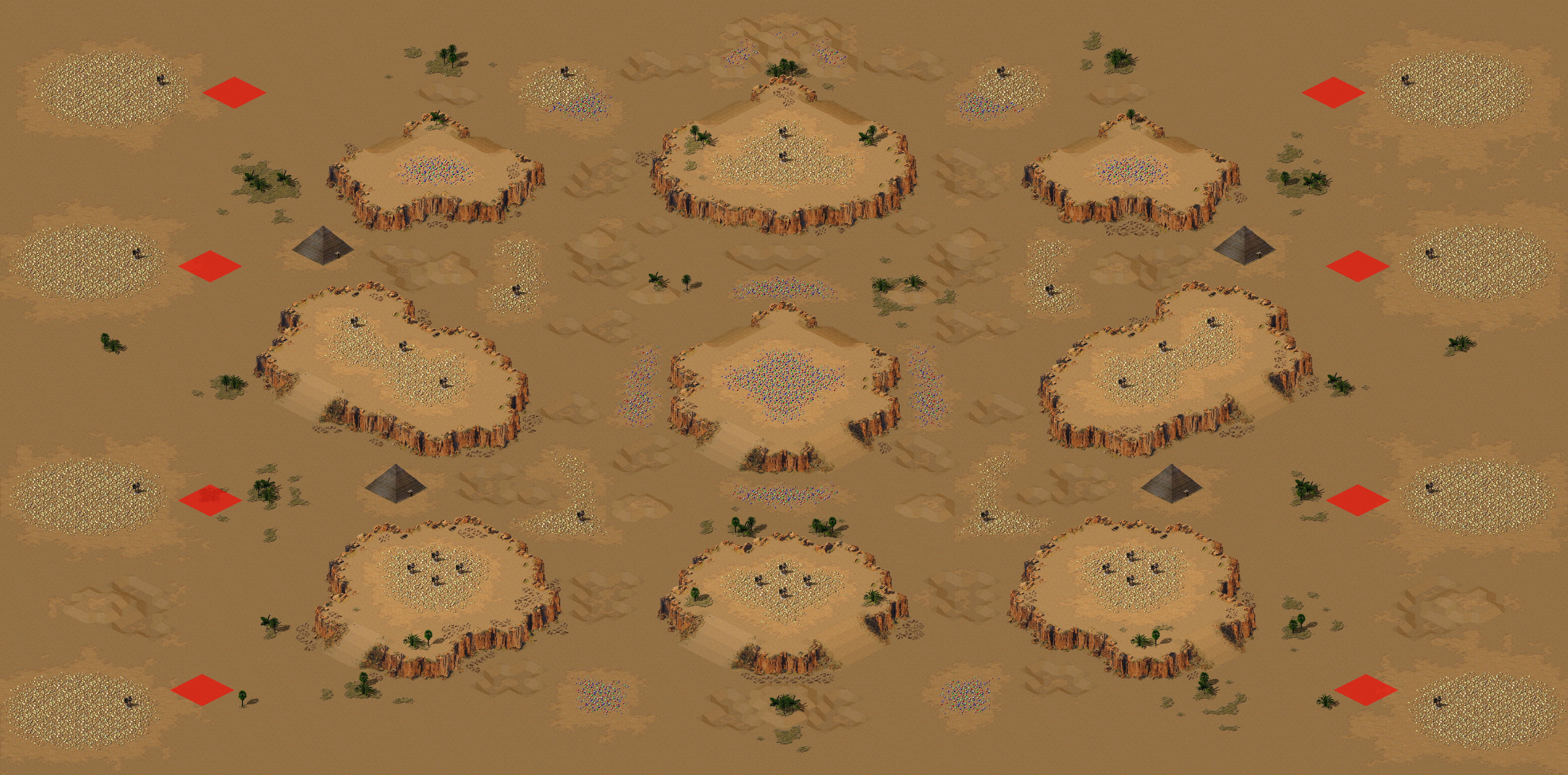 Rendered map: Desert Nine Cliffs