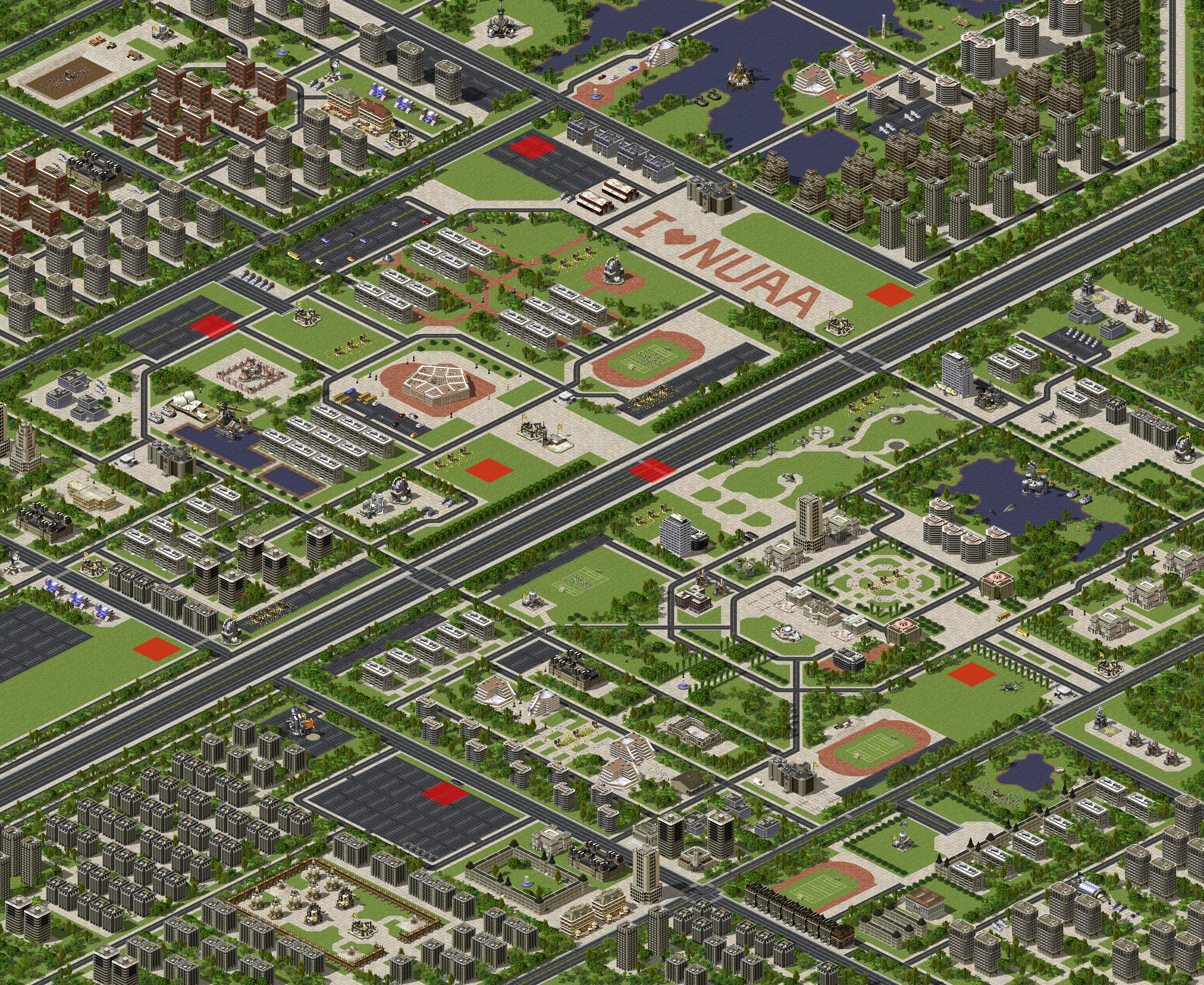 Rendered map: NUAA-233 Melee