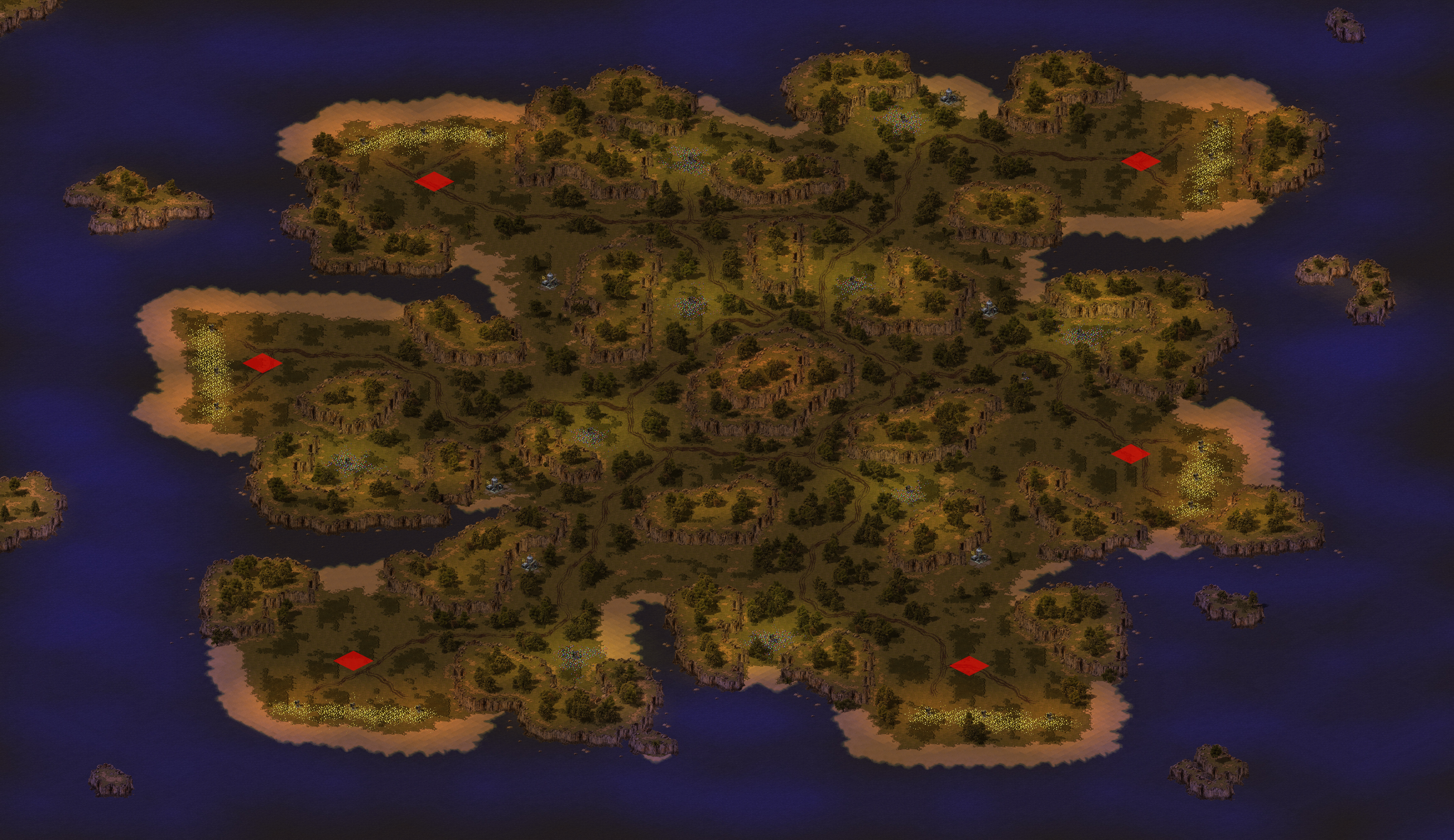 Rendered map: Magmageddon