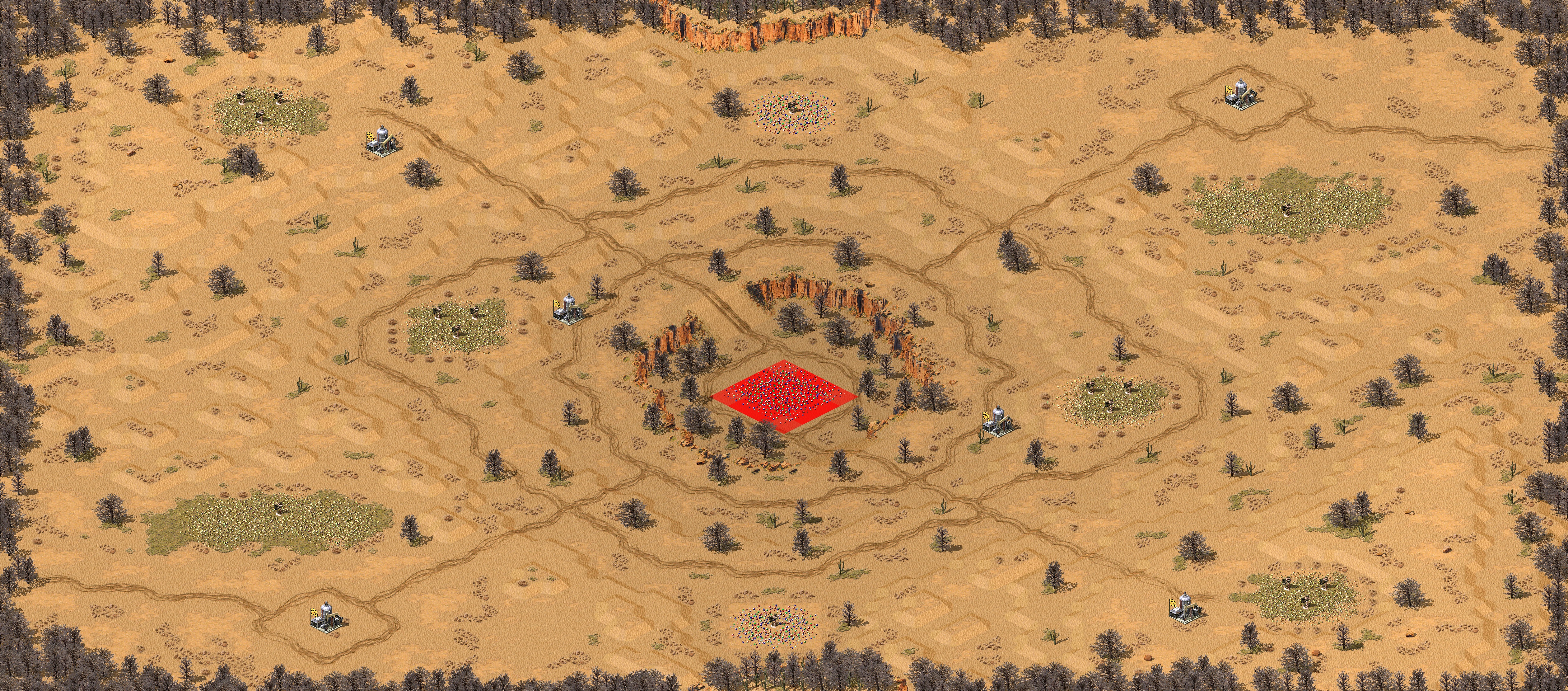 Rendered map: Desert Journey