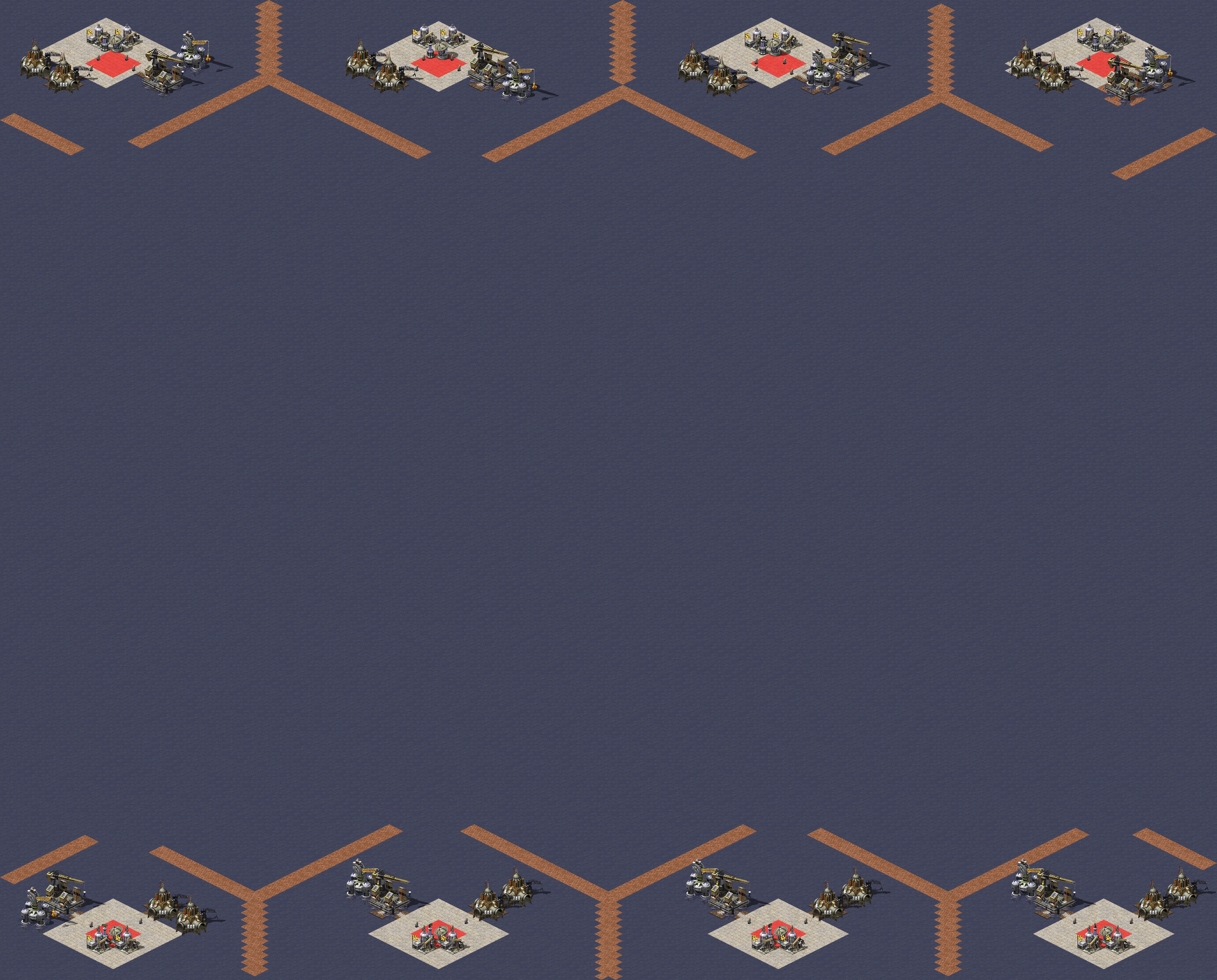 Rendered map: Naval Battle 4v4 or FFA