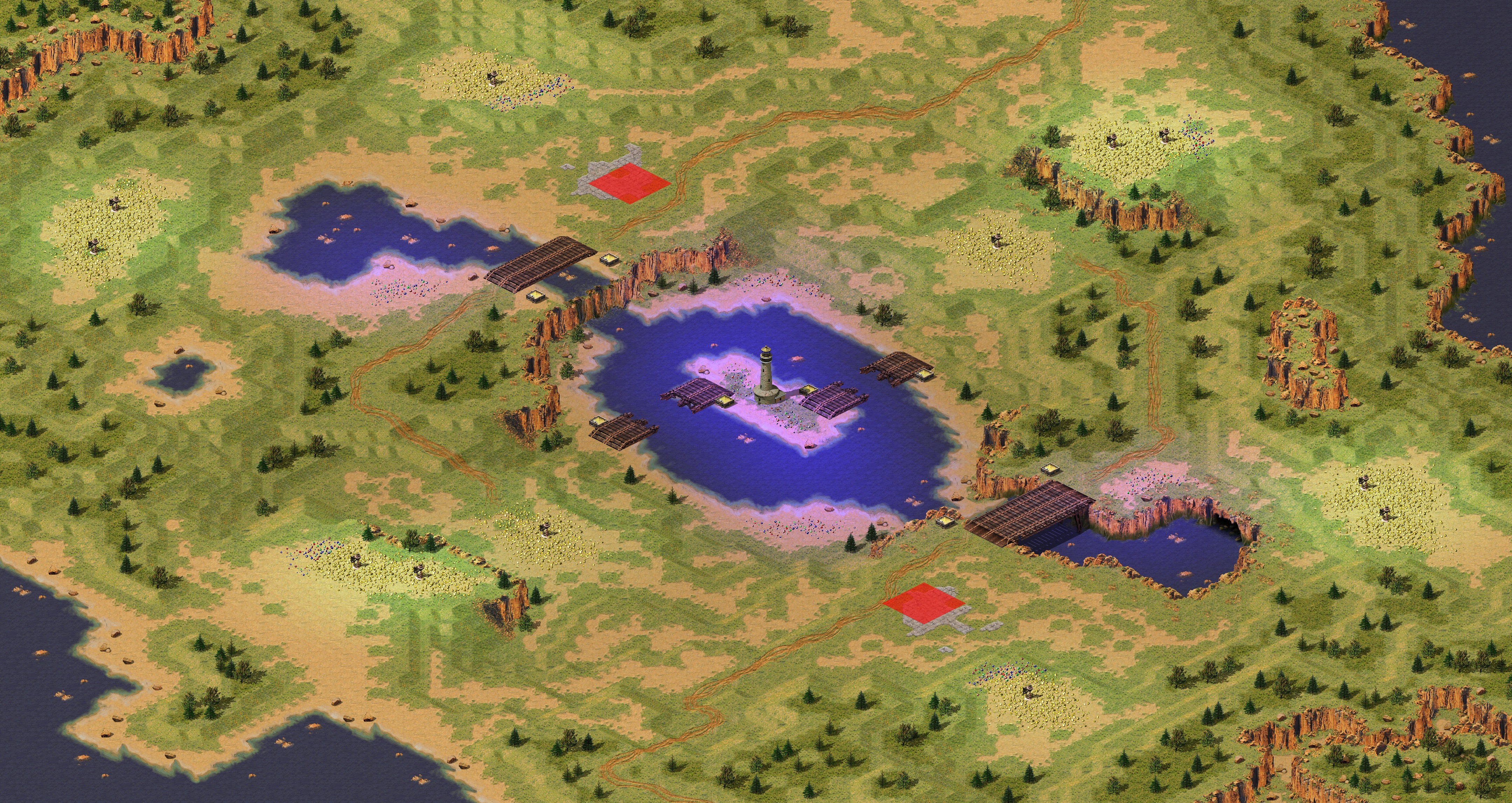 Rendered map: [2] Split Level BETA