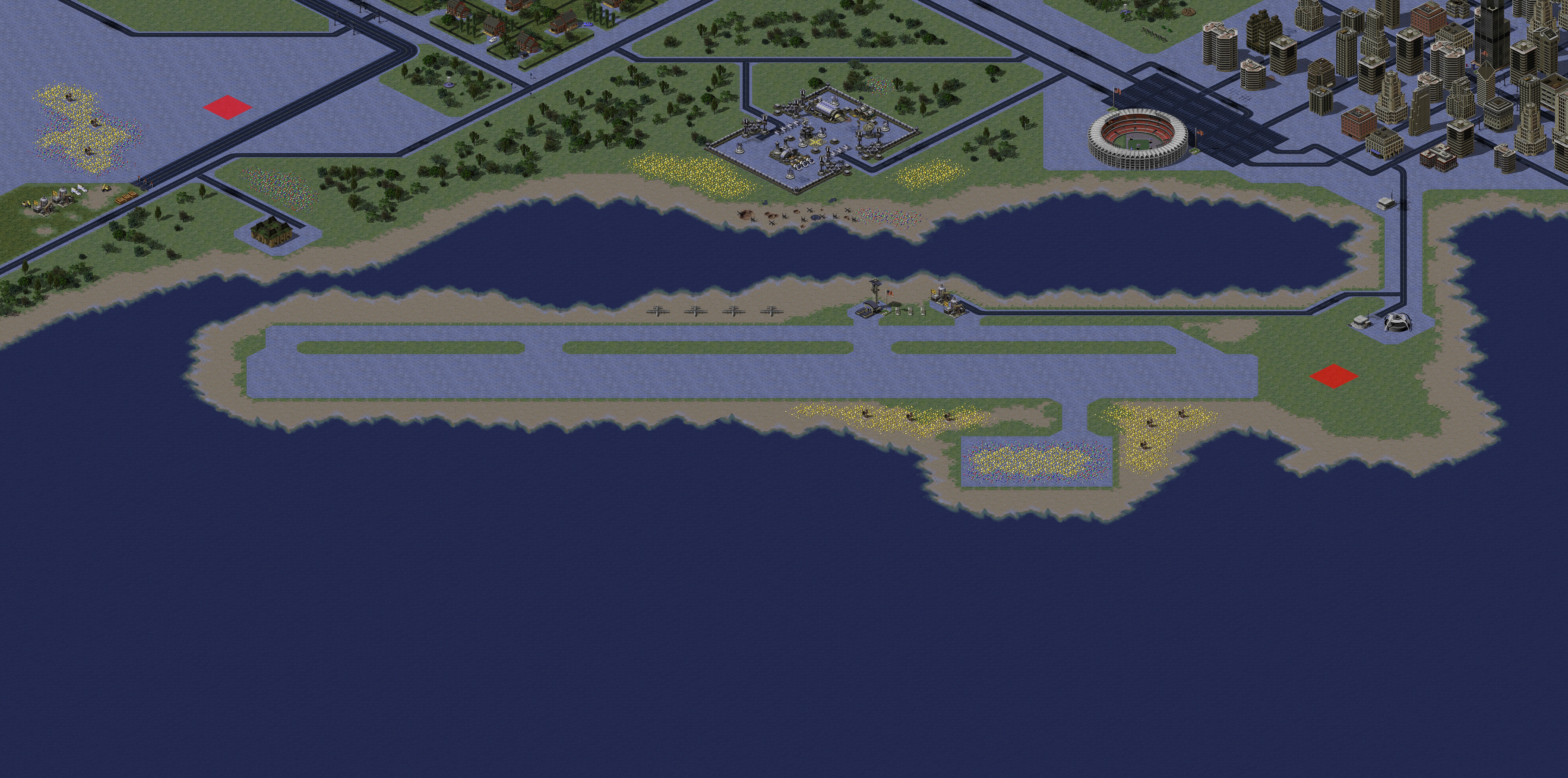 Rendered map: Merrill C. Meigs Field, Chicago