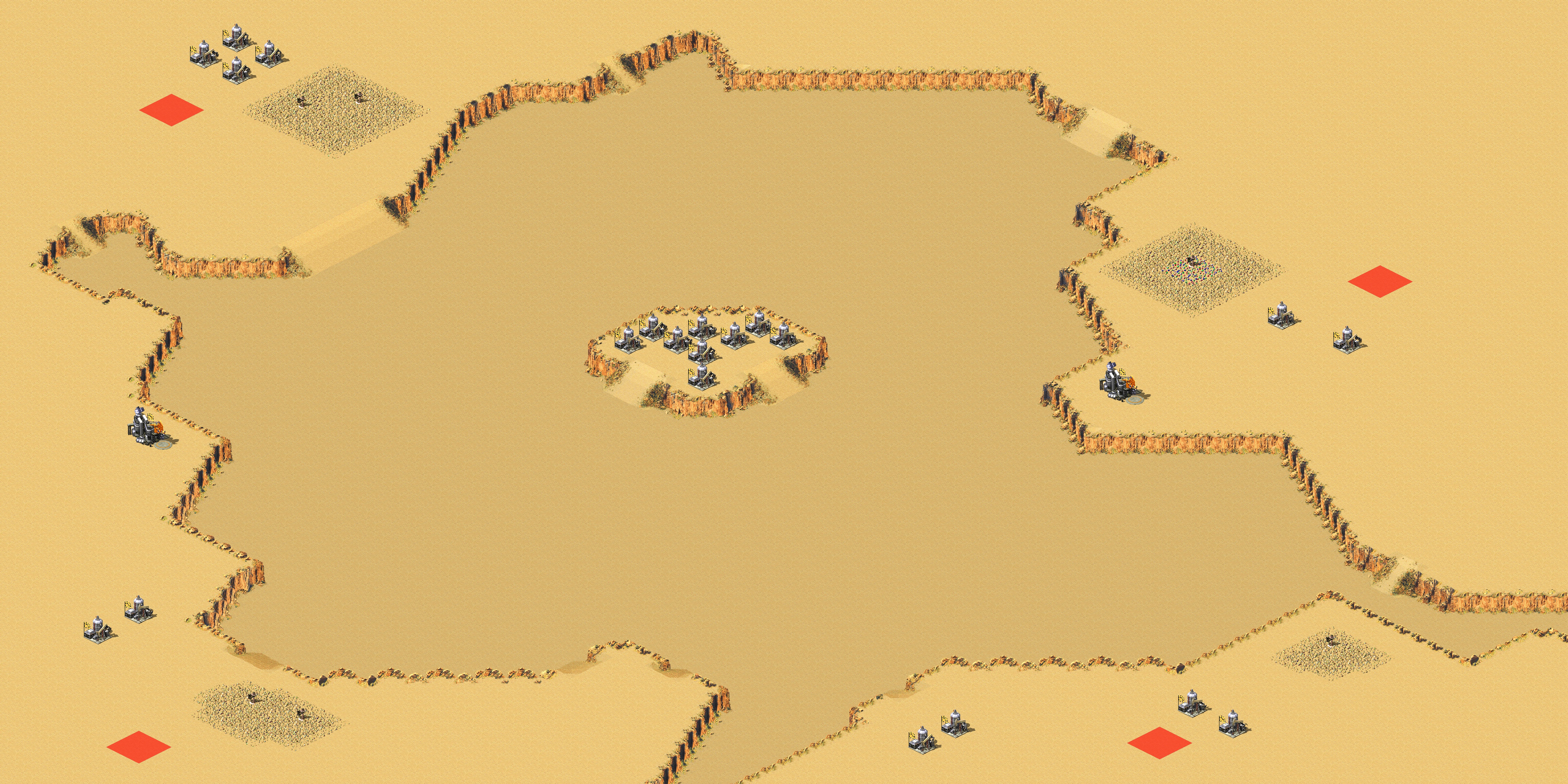 Rendered map: Desert Oil