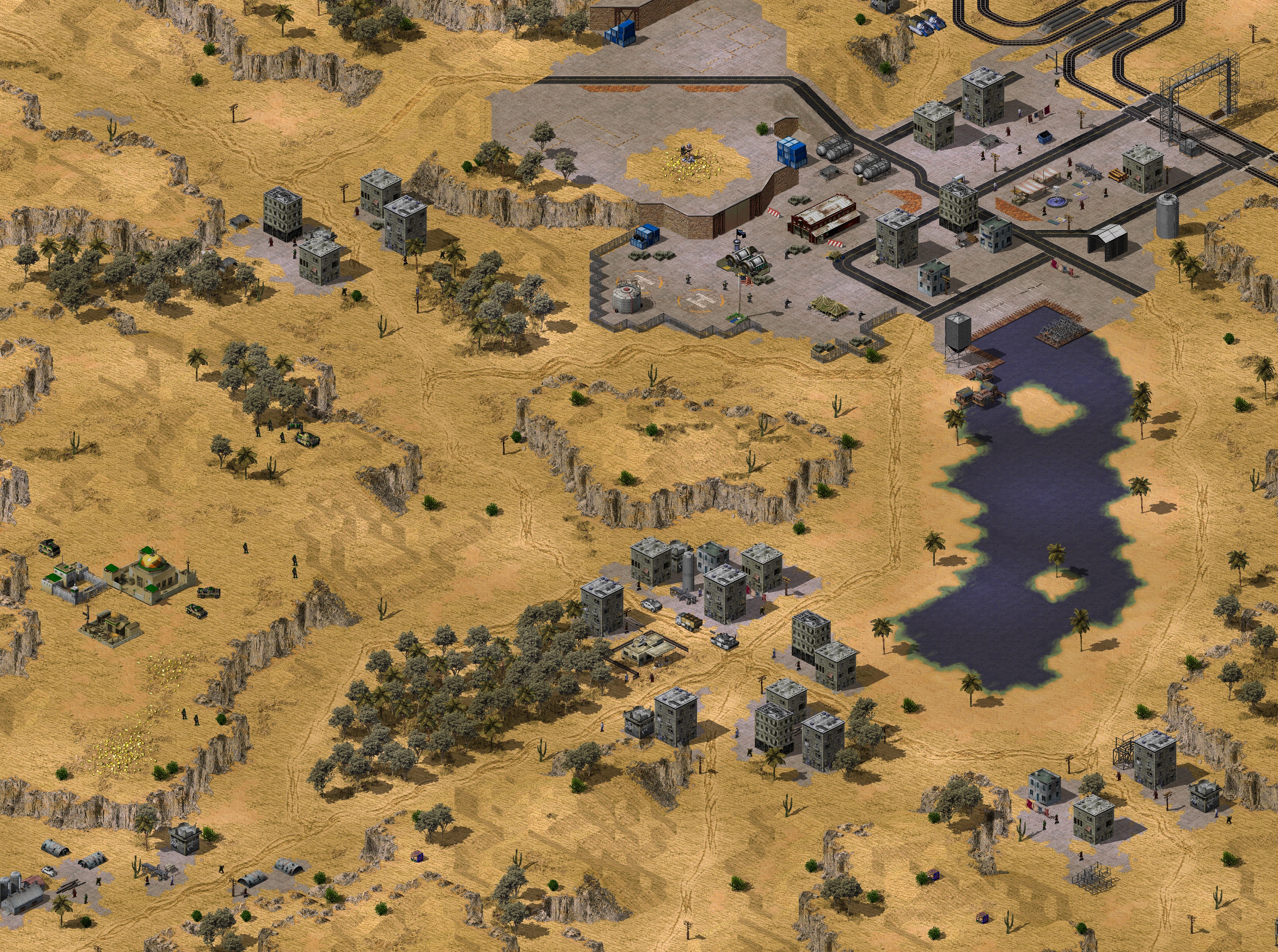 Rendered map: GLA Mission 2: Almaty Supply Raid
