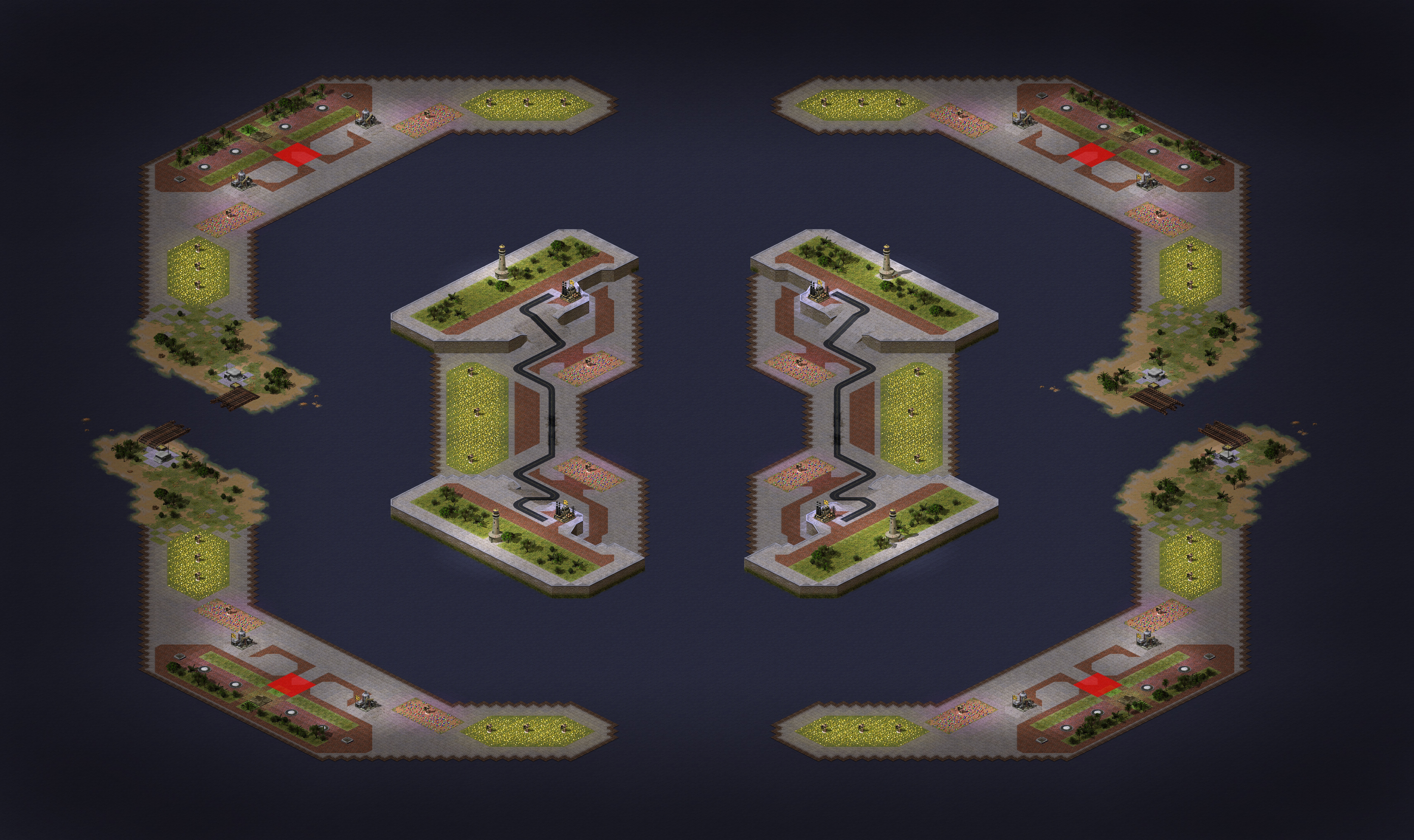 Rendered map: [4] Risa 3.0 (precaptured Tech)