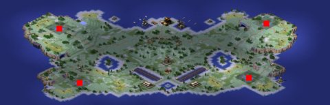 Rendered preview of Echo Island 2v2
