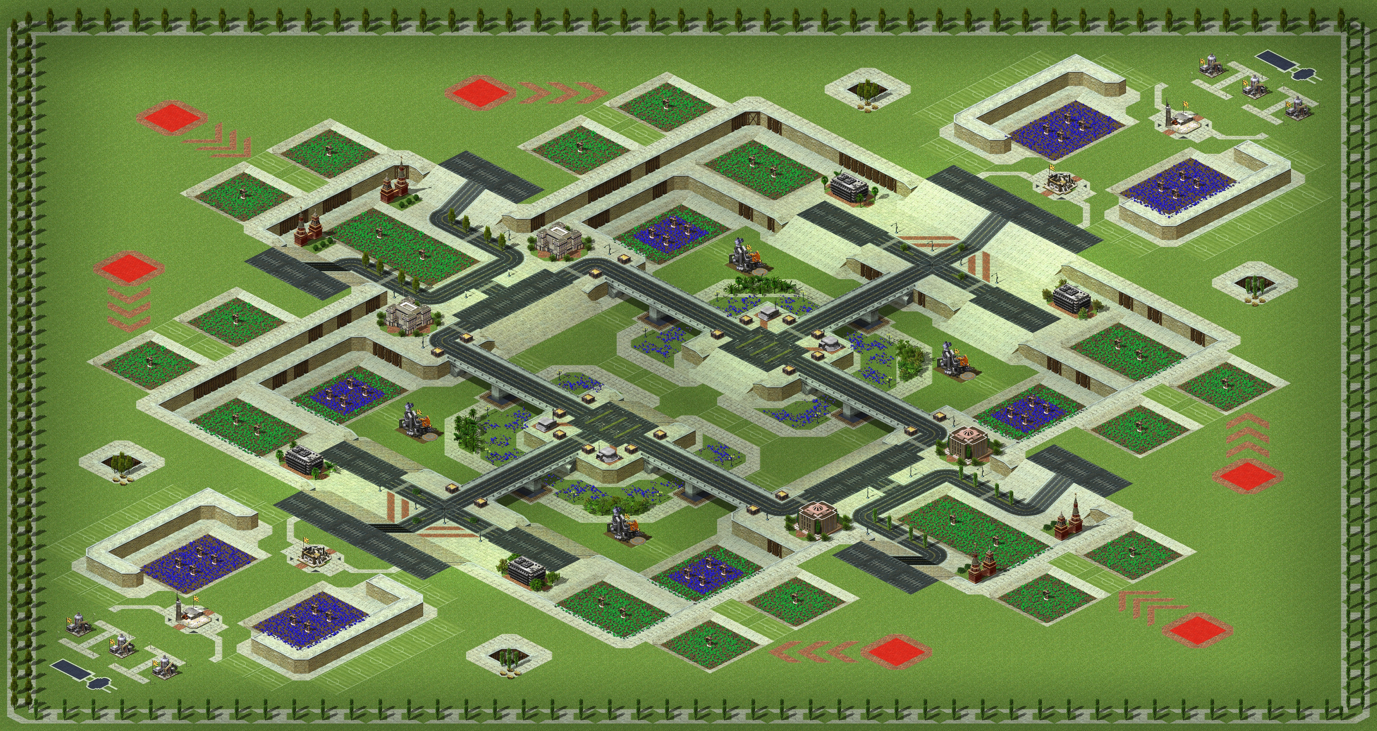 Rendered map: (6) Unreal Arena