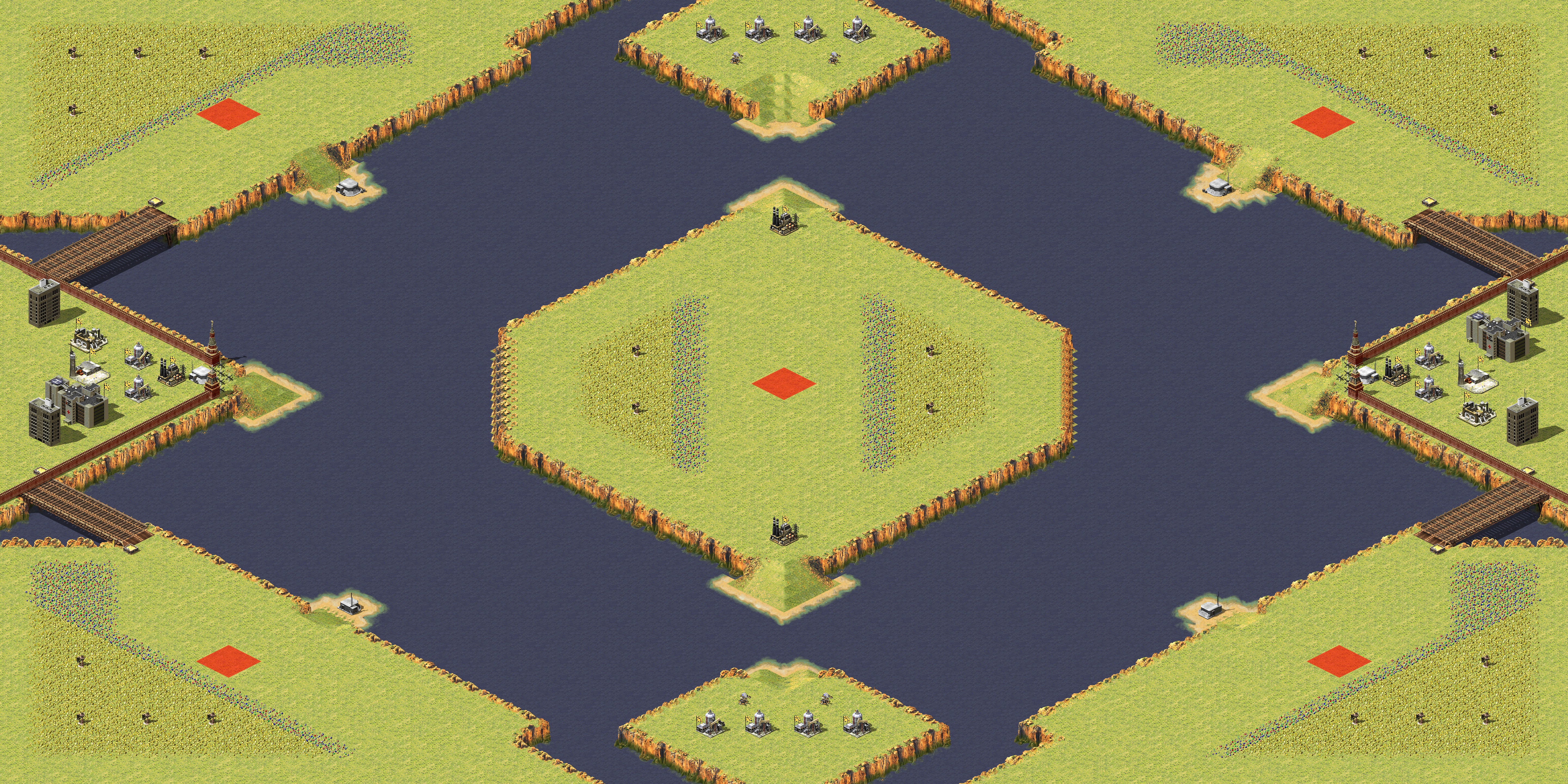 Rendered map: Quadruple Trouble Naval