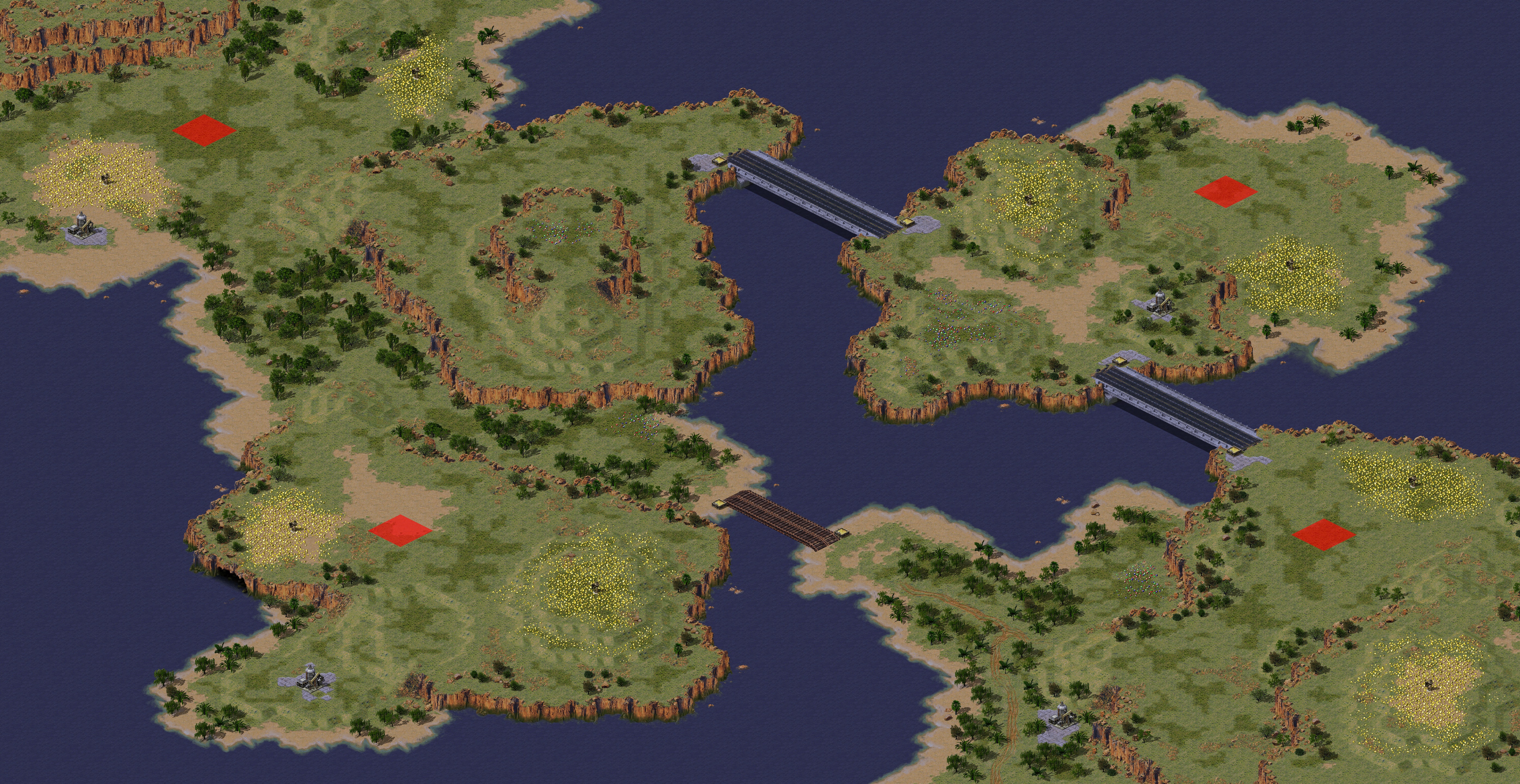 Rendered map: Hammer and Sickle